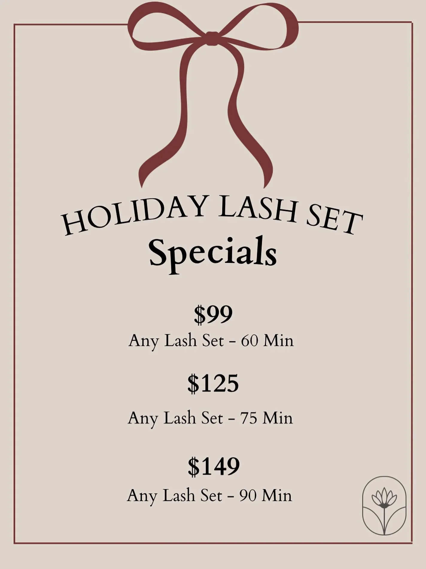 ྀིྀིྀིྀིྀིTreat yourself this holiday season ྀིྀིྀིྀིྀི We&rsquo;re offering 𝐥𝐢𝐦𝐢𝐭𝐞𝐝-𝐞𝐝𝐢𝐭𝐢𝐨𝐧 𝐇𝐨𝐥𝐢𝐝𝐚𝐲 𝐋𝐚𝐬𝐡 𝐒𝐞𝐭 𝐒𝐩𝐞𝐜𝐢𝐚𝐥𝐬 so you can look and feel amazing for every event, party, and cozy moment this season.
Book your