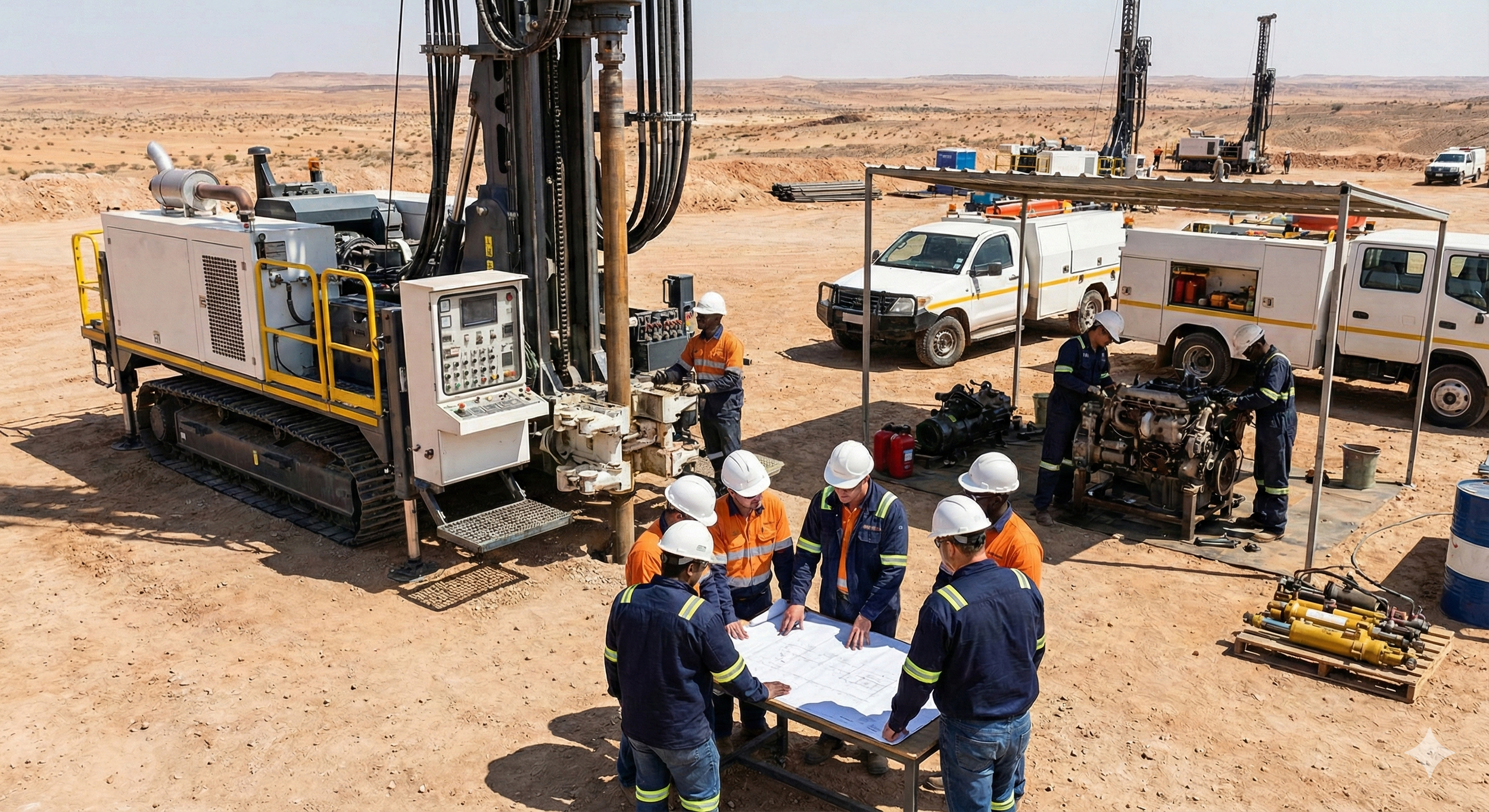 sondaj kulesi şantiye alanı