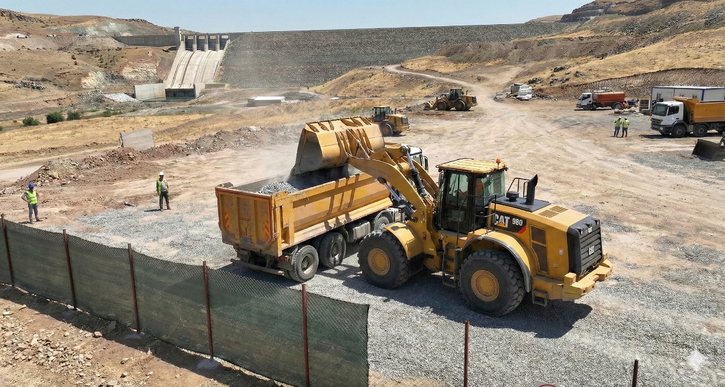 Diyarbakır Silvan Barajı şantiye