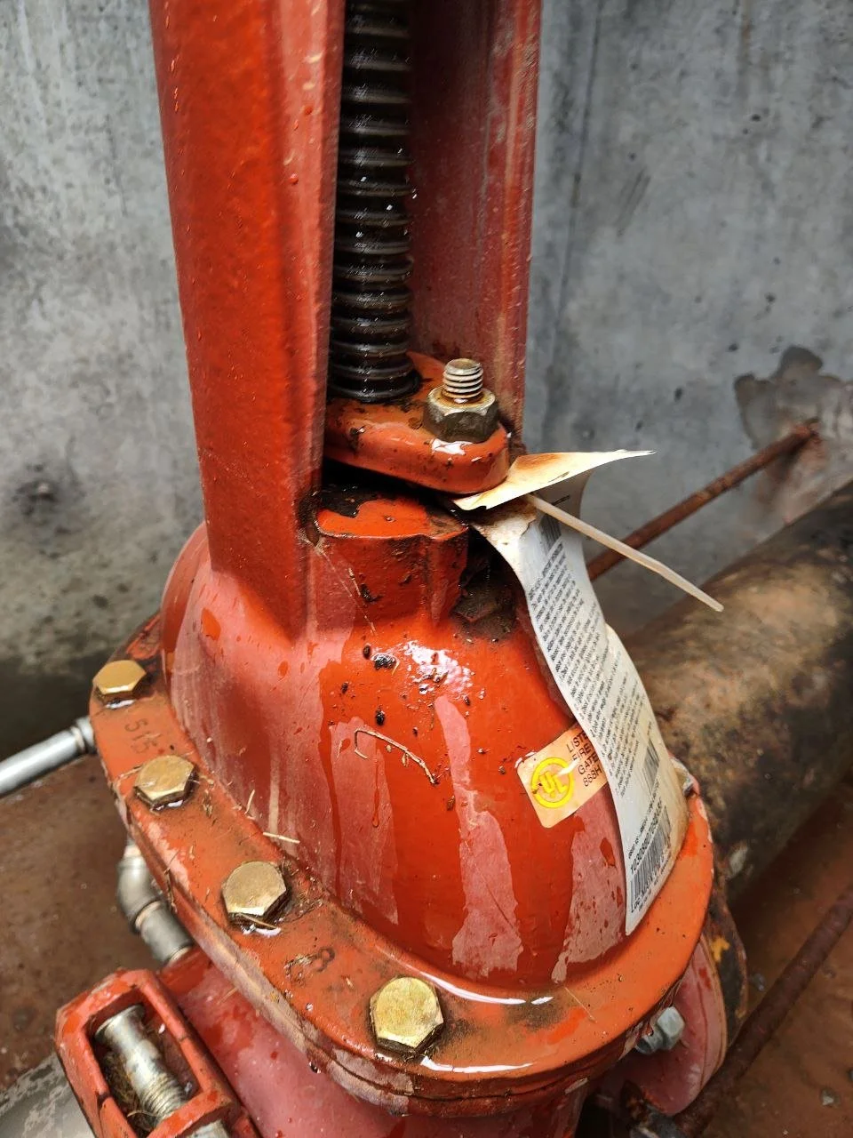 Leaking gate valve repair