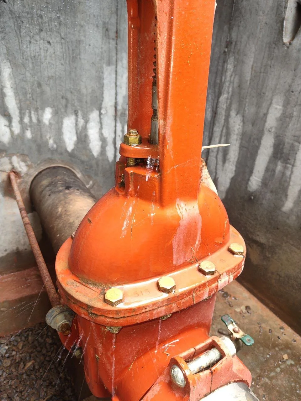 Leaking Gate valve repair in Gwinnett county