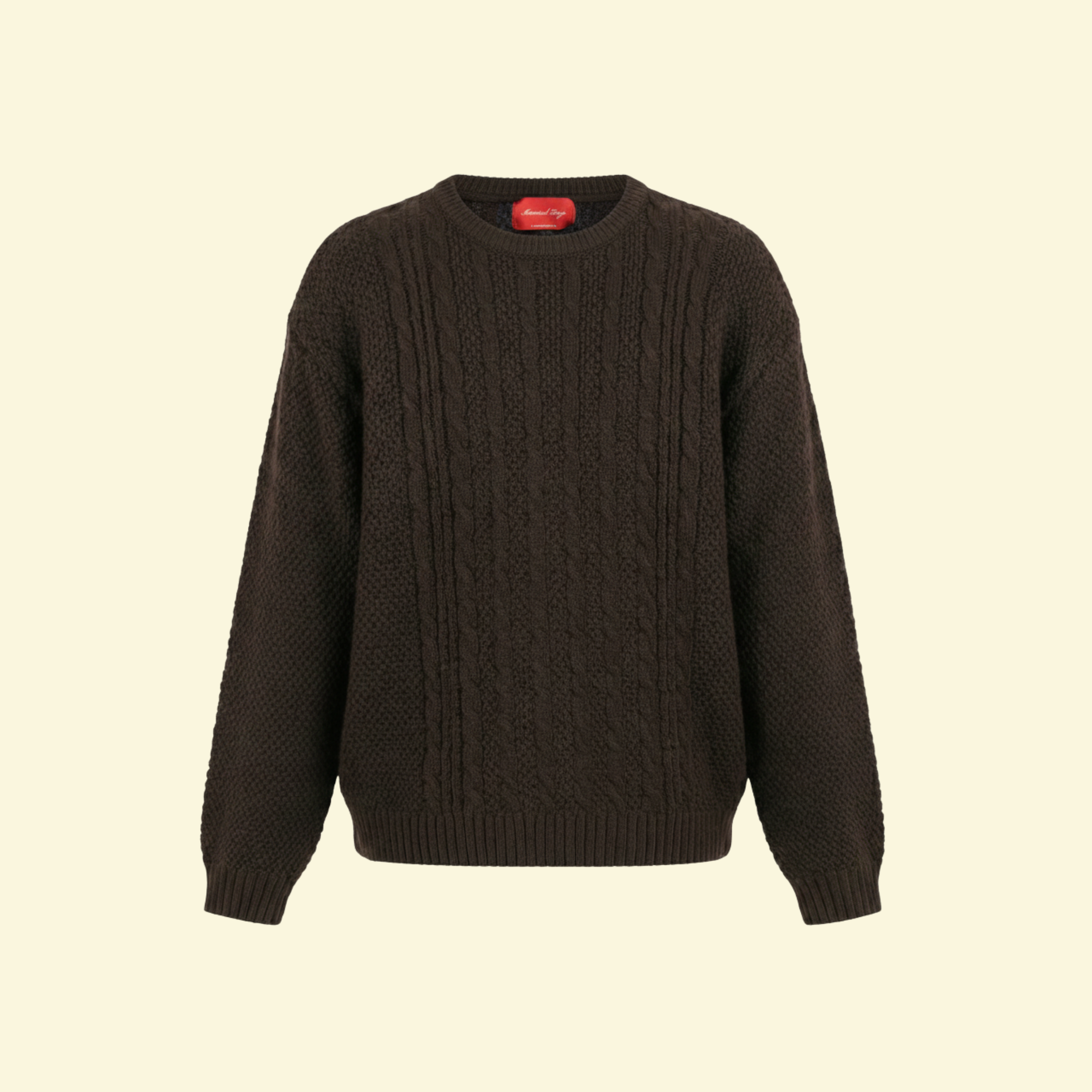 Chocolate Fisherman Knit