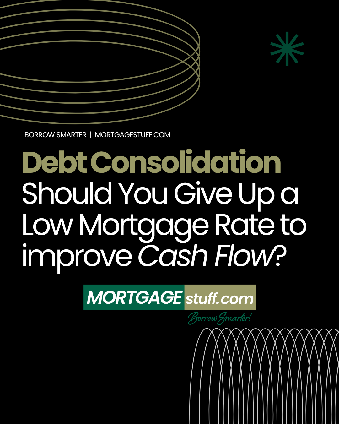 Debt Consolidation: Should You Give Up a Low Mortgage Rate to Improve Cash Flow?
