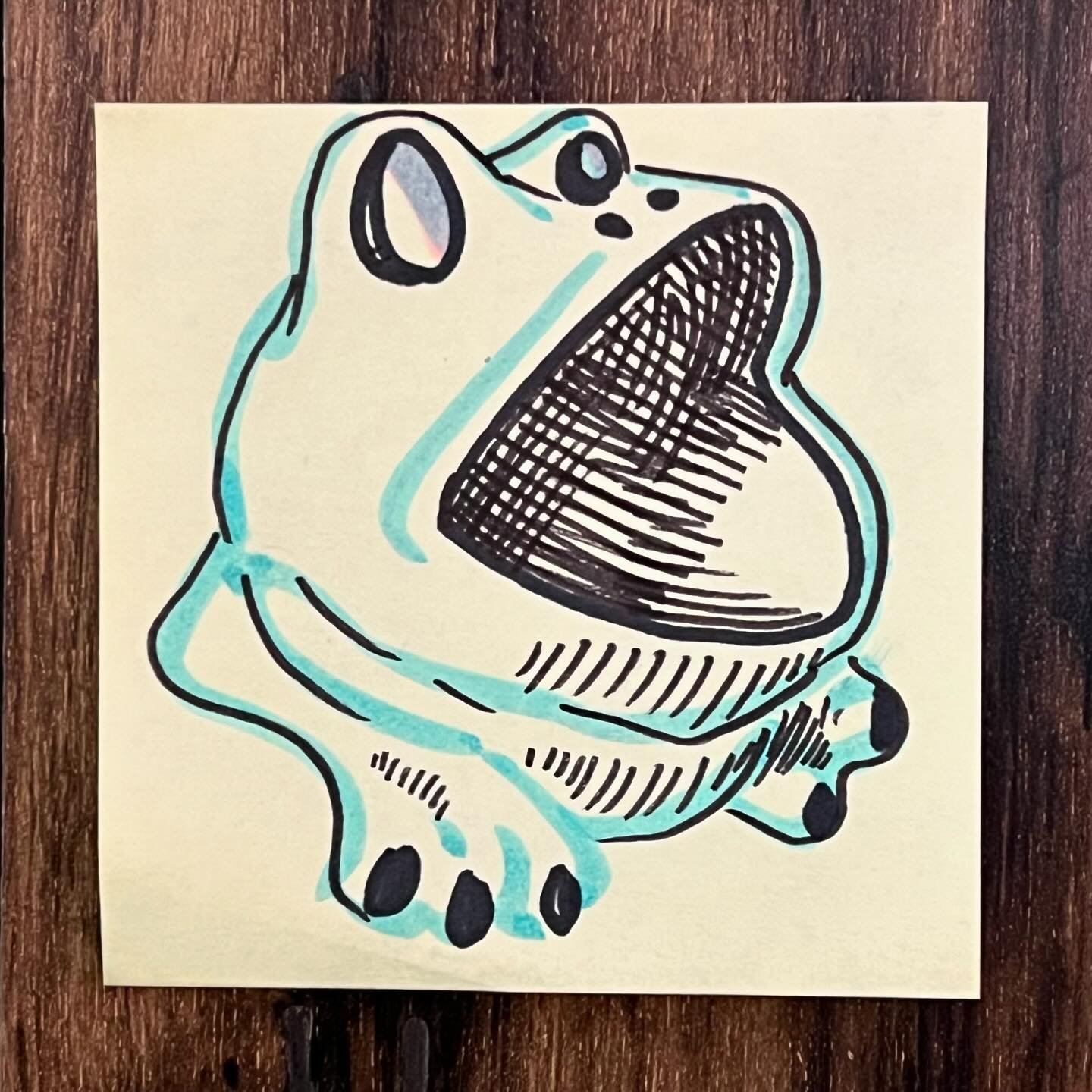 Time flies! And frogs eat flies! So, there&rsquo;s a pun in there somewhere. But I&rsquo;m too busy preparing for the Dandy Draw event tonight to take the time croak out another pun. 
Be sure to get a seat for the @livedandy Draw! Event.
I&rsquo;m th