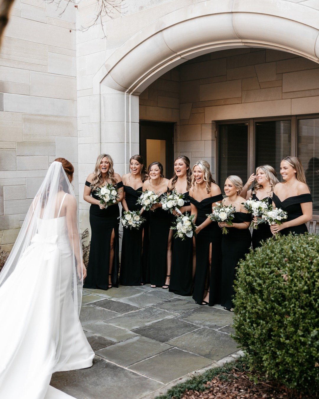 The girl group's reaction does not disappoint.

Vendor Spotlight:
- Planner: @yourbestguest
- Photographer: @ashlyncathey.photo
- Bridal Beauty: @brushworx
- Venue: @cathedralctk + @summerourstudio

&mdash;

🩵: Brushworx: Hair &amp; Makeup
👰🏻&zwj;