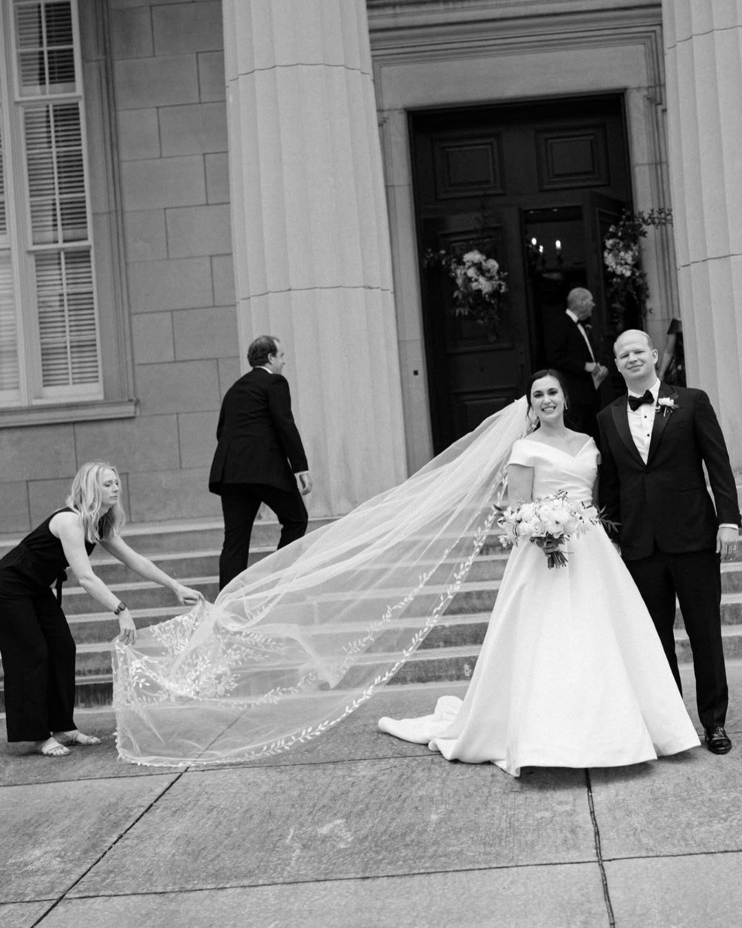 In the midst of all the chaos, it'll always be the two of you.

Vendor Spotlight:
- Planner: @llcevents 
- Photographer: @eveyarbroughphoto
- Bridal Beauty: @brushworx
- Venue: @idlehour1

&mdash;

🩵: Brushworx: Hair &amp; Makeup
👰🏻&zwj;♀️: Weddin