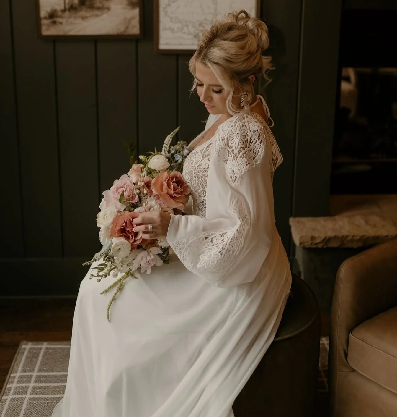 The glow of love speaks louder than words.

Vendor Spotlight
Planner: @eventsbydezine 
Photographer: @intotheembers.photo 
Bridal Beauty: @brushworx
Venue: @silvercityatmilesranch 

🩵: Brushworx: Hair &amp; Makeup
👰&zwj;♀️: Weddings | Engagements |
