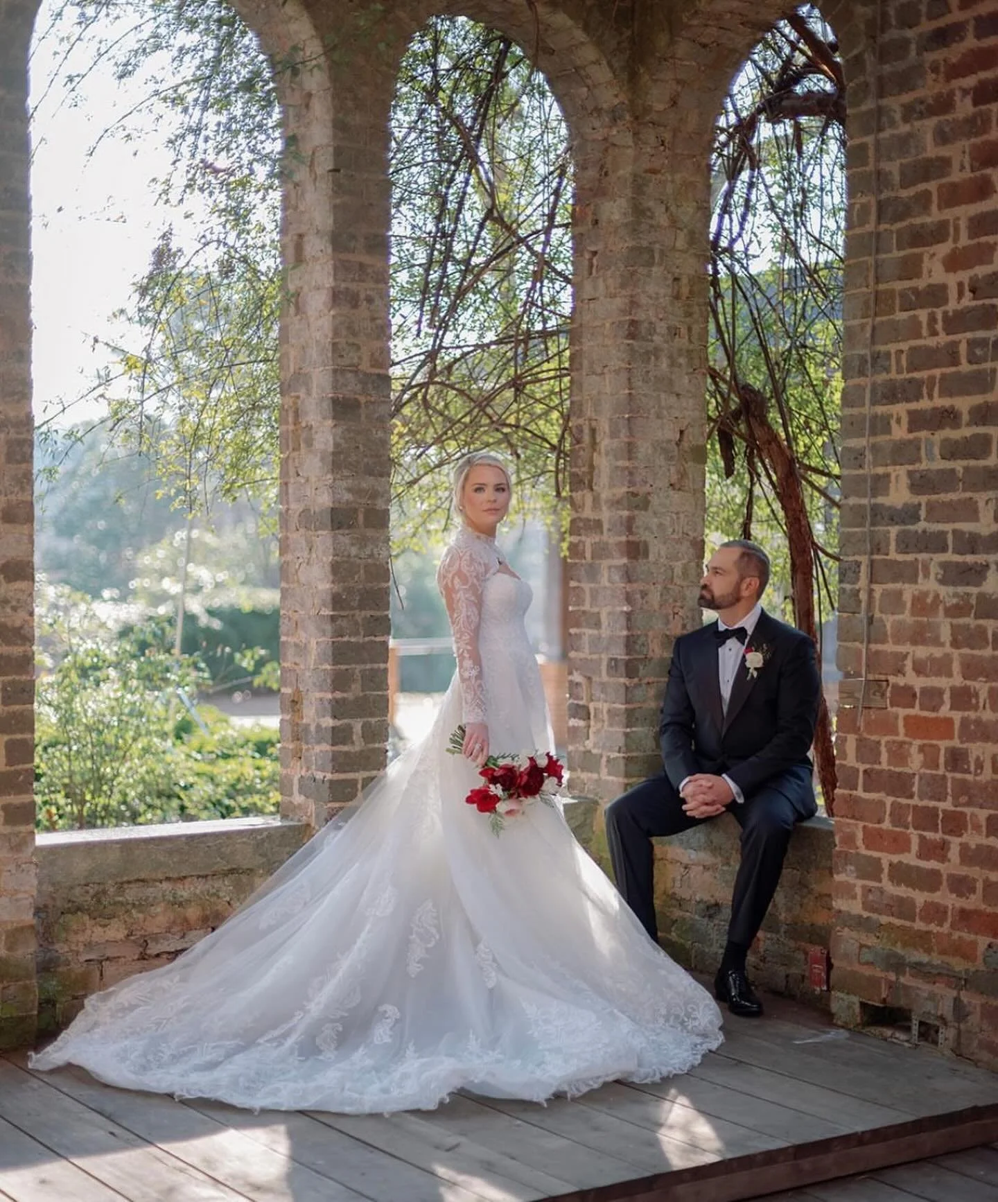 A romantic winter celebration where timeless elegance meets the warmth of the season. 🤍

Vendor Spotlight:
Photography: @kaiya.rachelpourchierphoto @rachelpourchierphoto
Bridal Beauty: @brushworx
Event Planner + Design: @evermorewed
Venue: @barnsley
