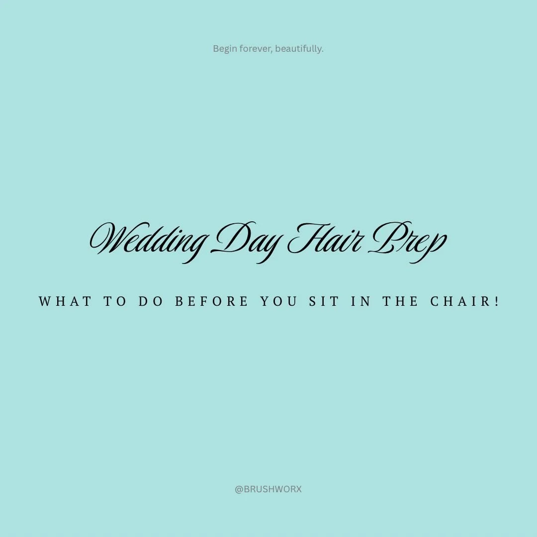 Your wedding morning timeline is tight &mdash; and hair delays are one of the biggest causes of stress. 

The best thing you can do for your stylist (and yourself) is show up fully prepped. Clean, dry, product-free hair makes a huge difference in how