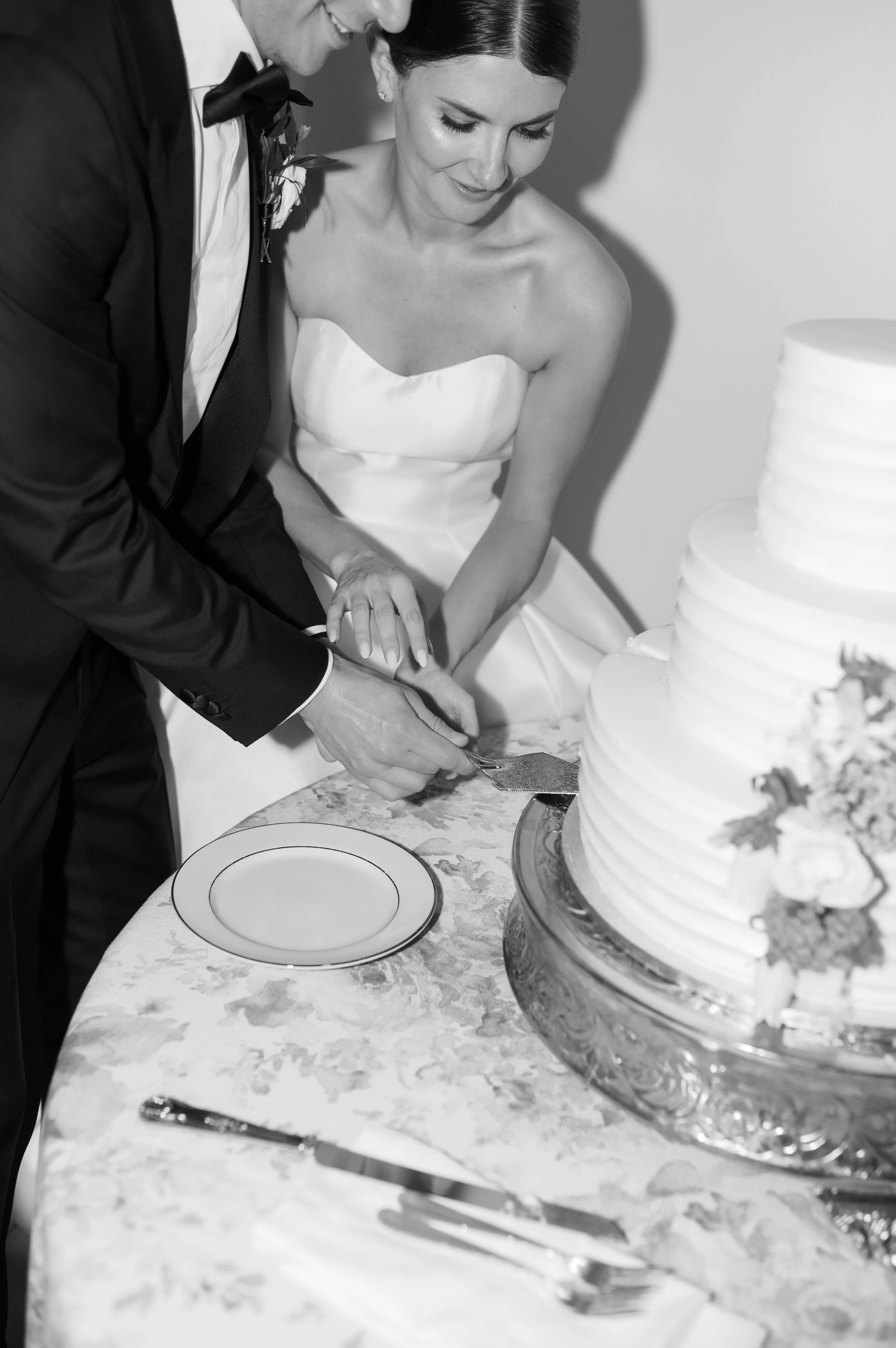 Vintage and classic inspired wedding reception, Hair and makeup by Brushworx