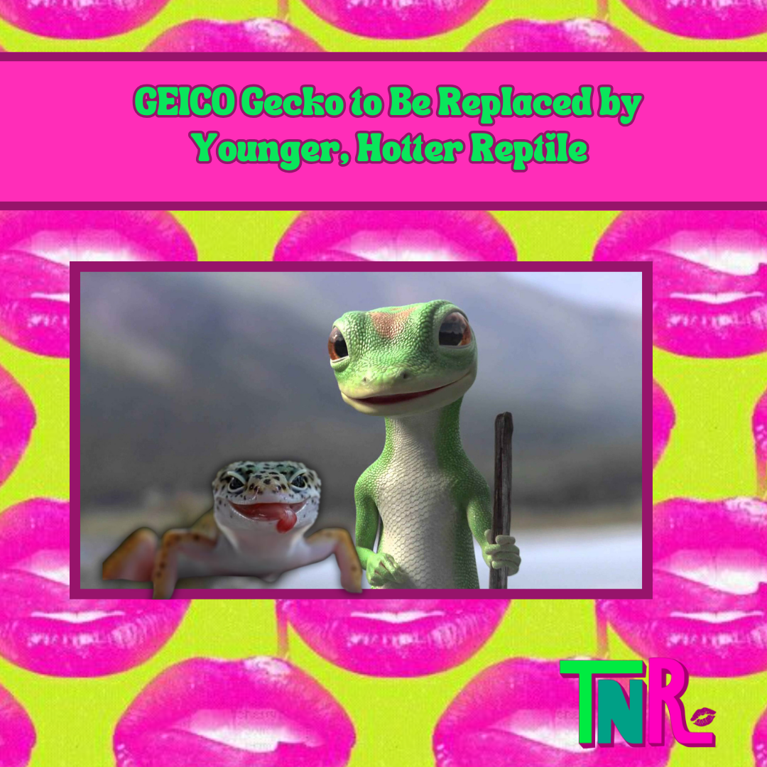 GEICO Gecko to be replaced by Younger, Hotter Reptile
