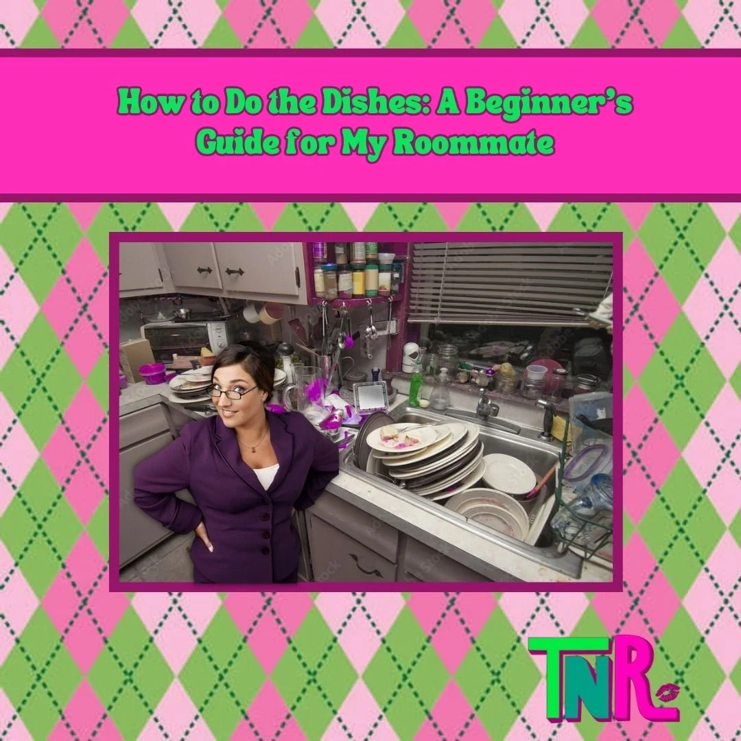 How to Do the Dishes: A Beginner’s Guide for My Roommate