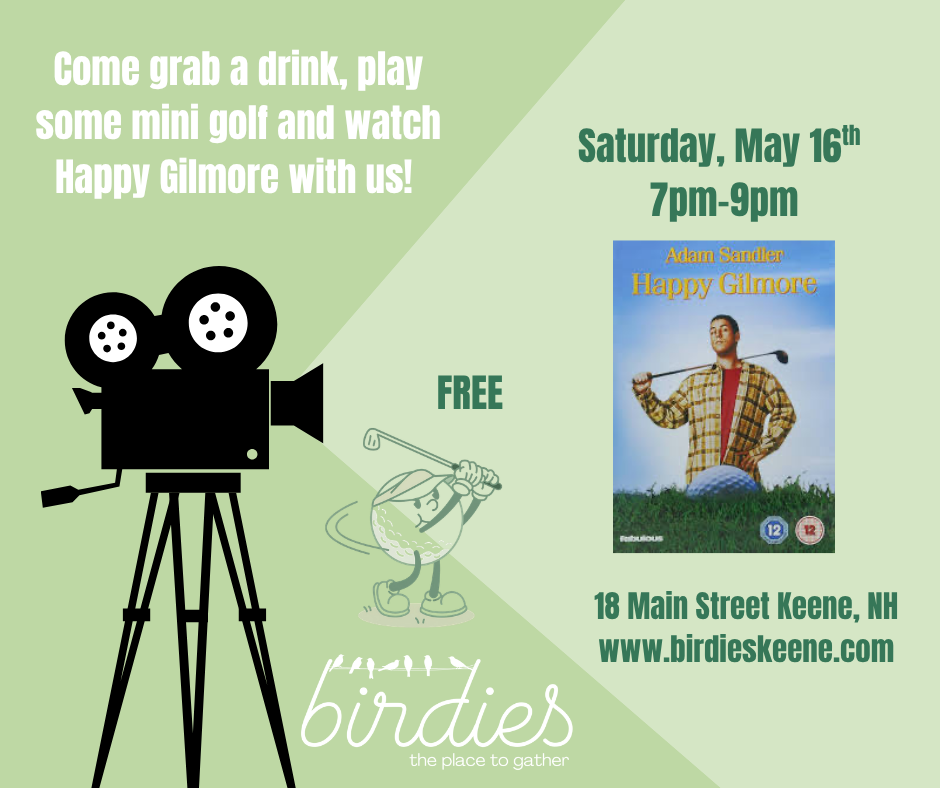 Happy Gilmore Movie Night and Mini Golf!