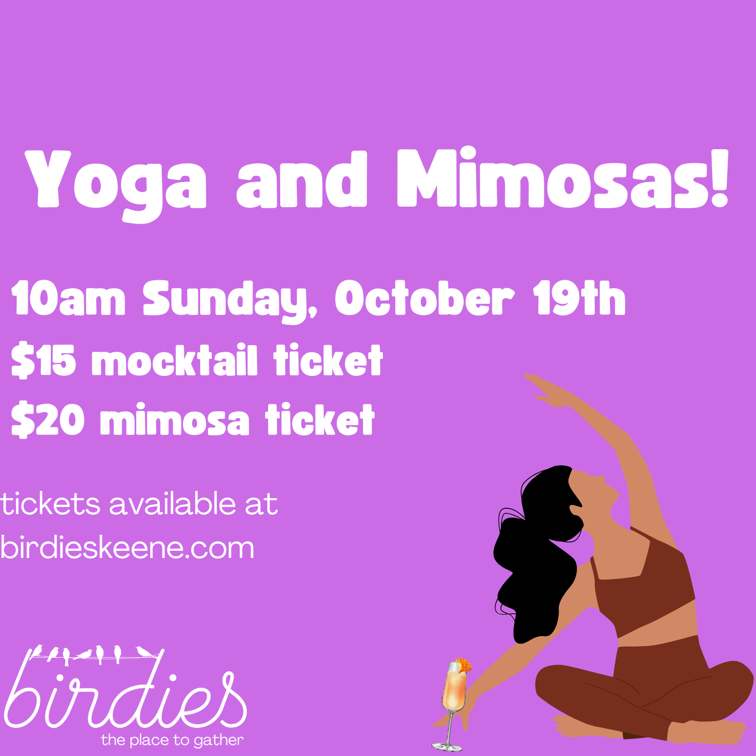 Yoga and Mimosas