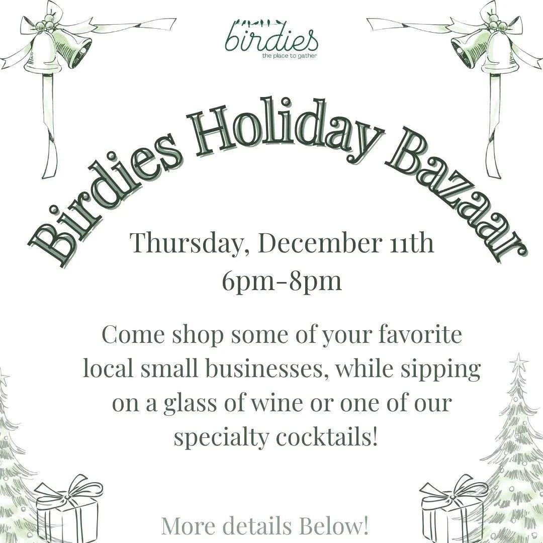 Birdies Holiday Bazaar!