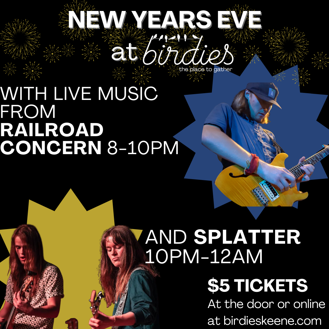 New Year's Eve with Railroad Concern & Splatter!!
