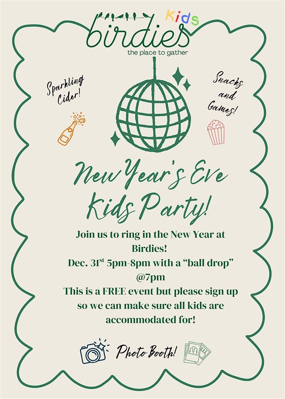 Kids New Year's Eve Party!