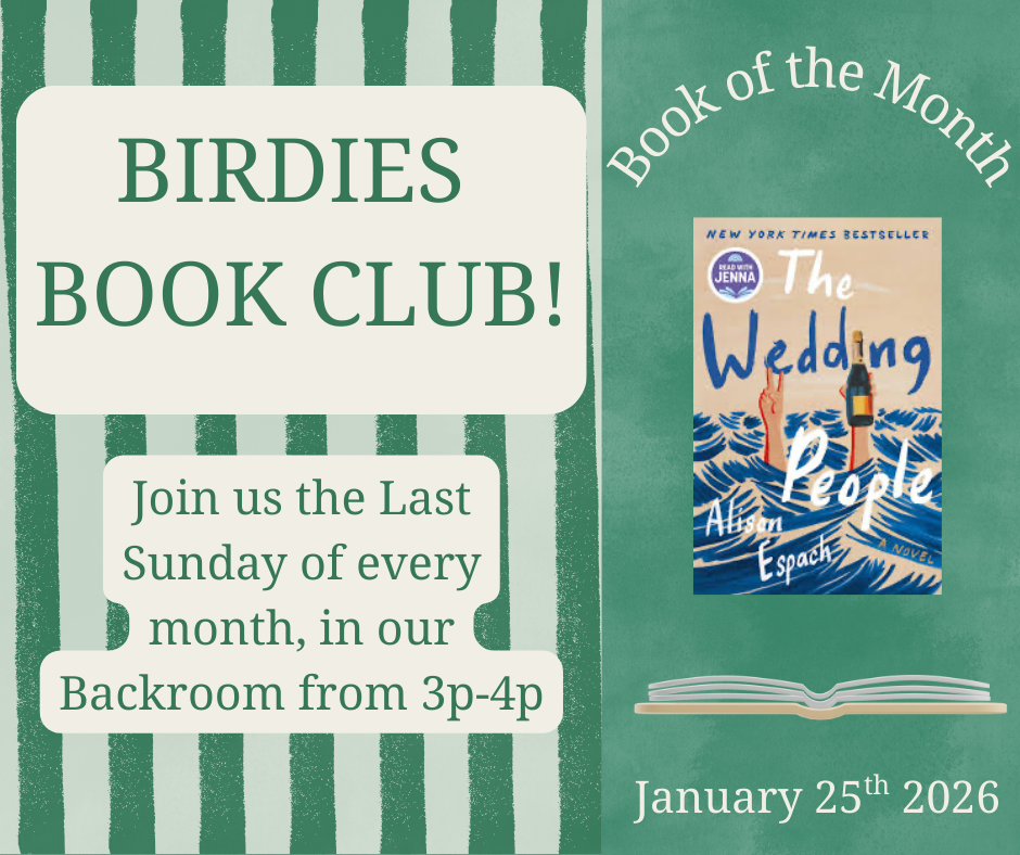 Birdies Book Club! "The Wedding People"