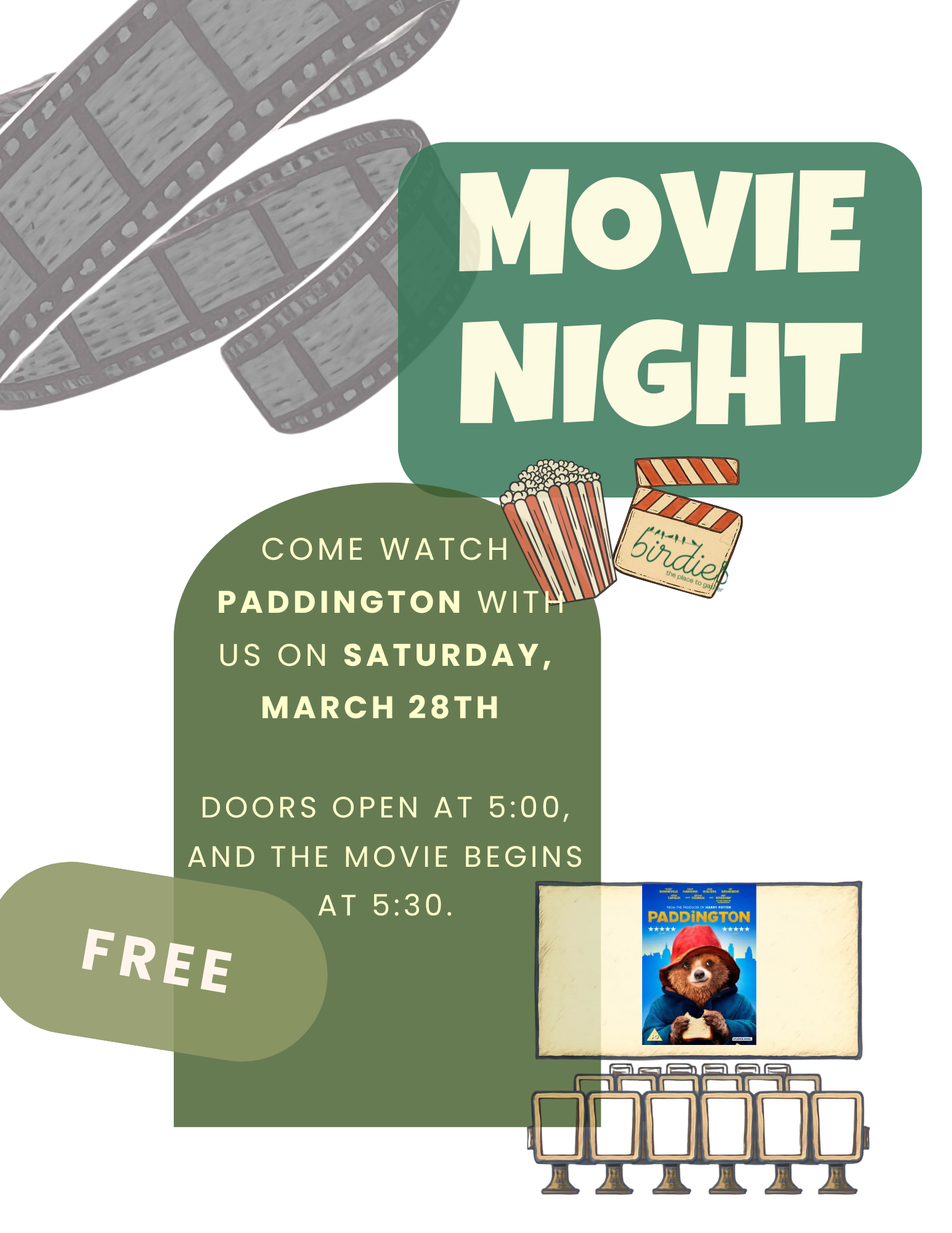Free Movie Night- Paddington!