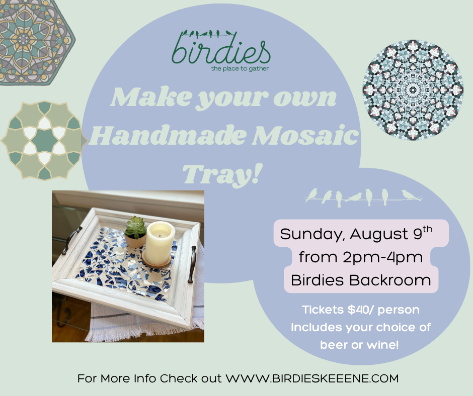 Mosaic Tray Making!