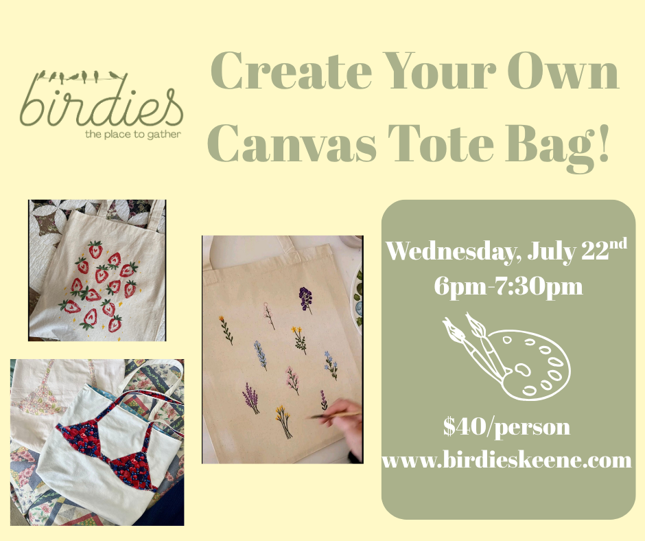 Canvas Tote Bag Decorating!