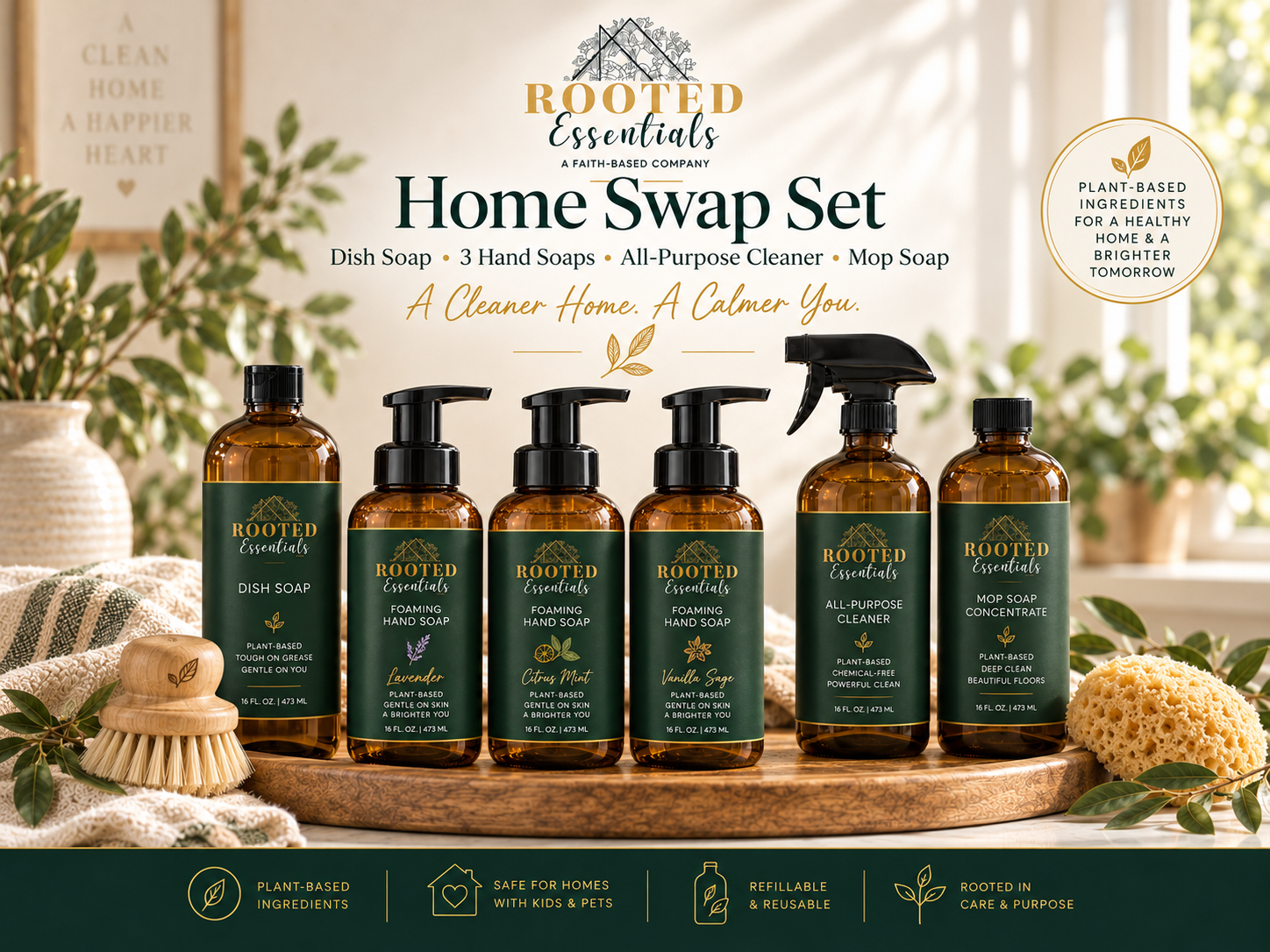 ROOTED ESSENTIALS™ HOME SWAP SET