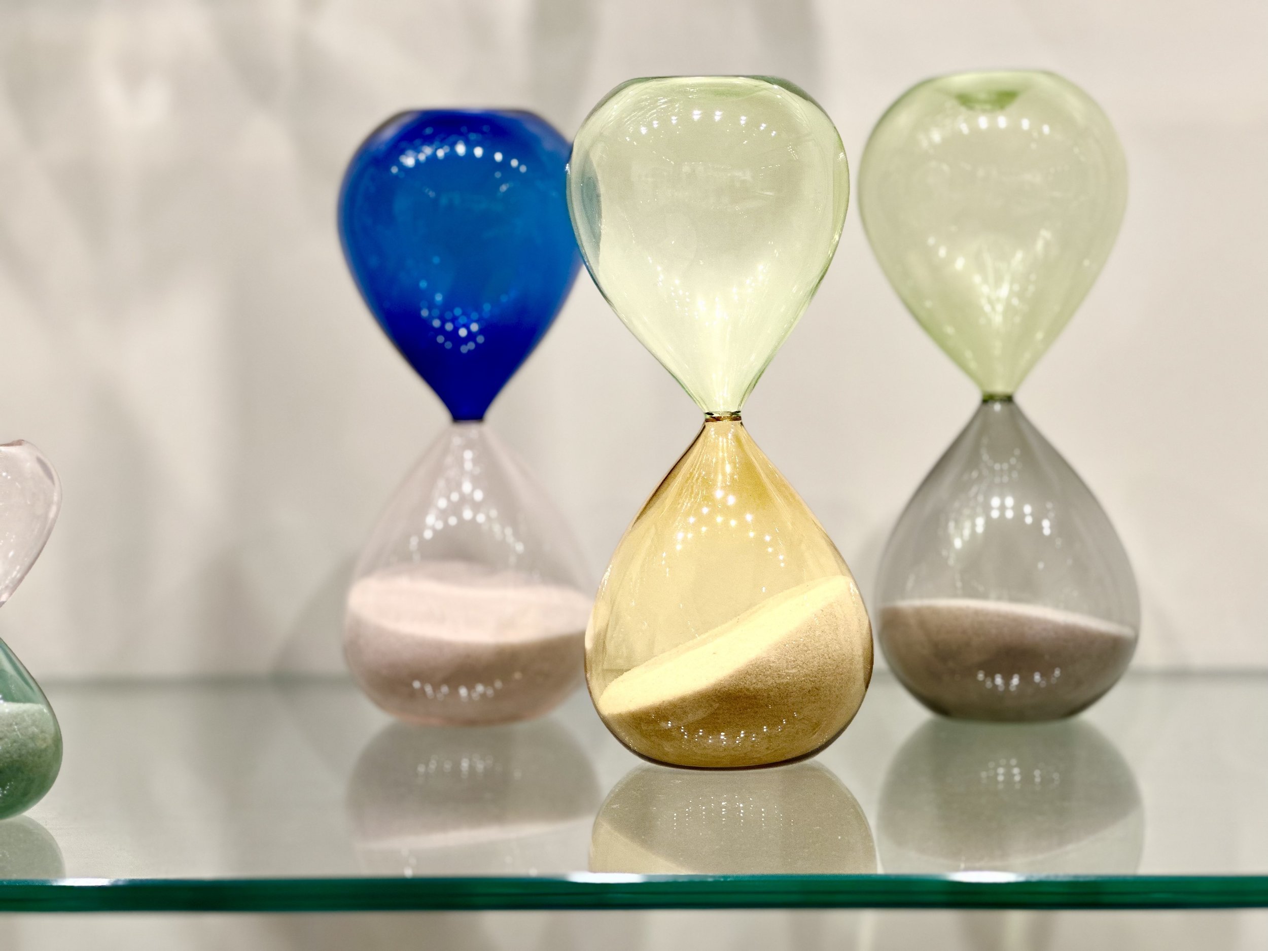 Clessidre bicolor grandi €60,00 
(contattarci per la disponibilità dei colori)