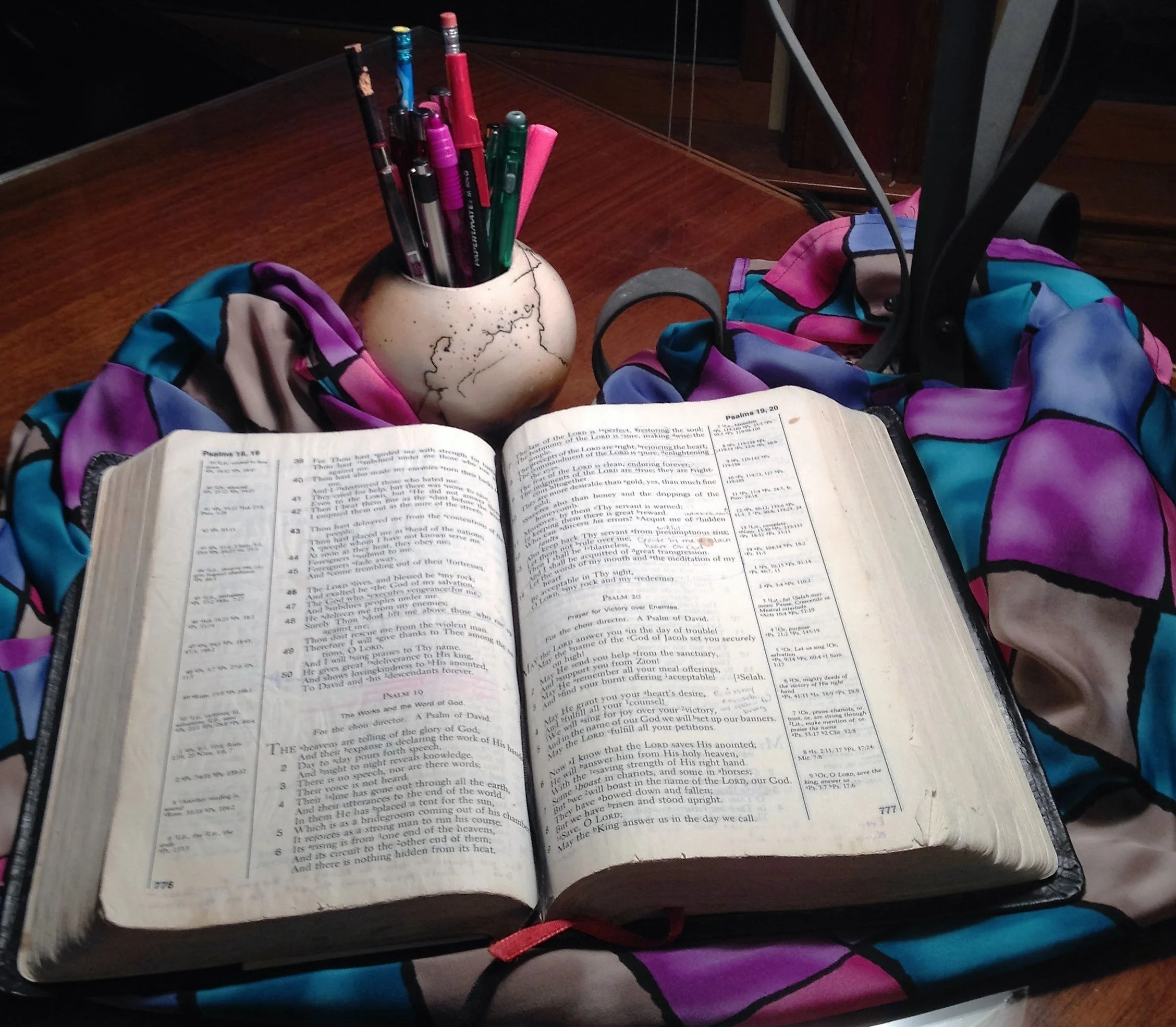 Words of My Mouth; Meditation of My Heart. Some “go-to” verses