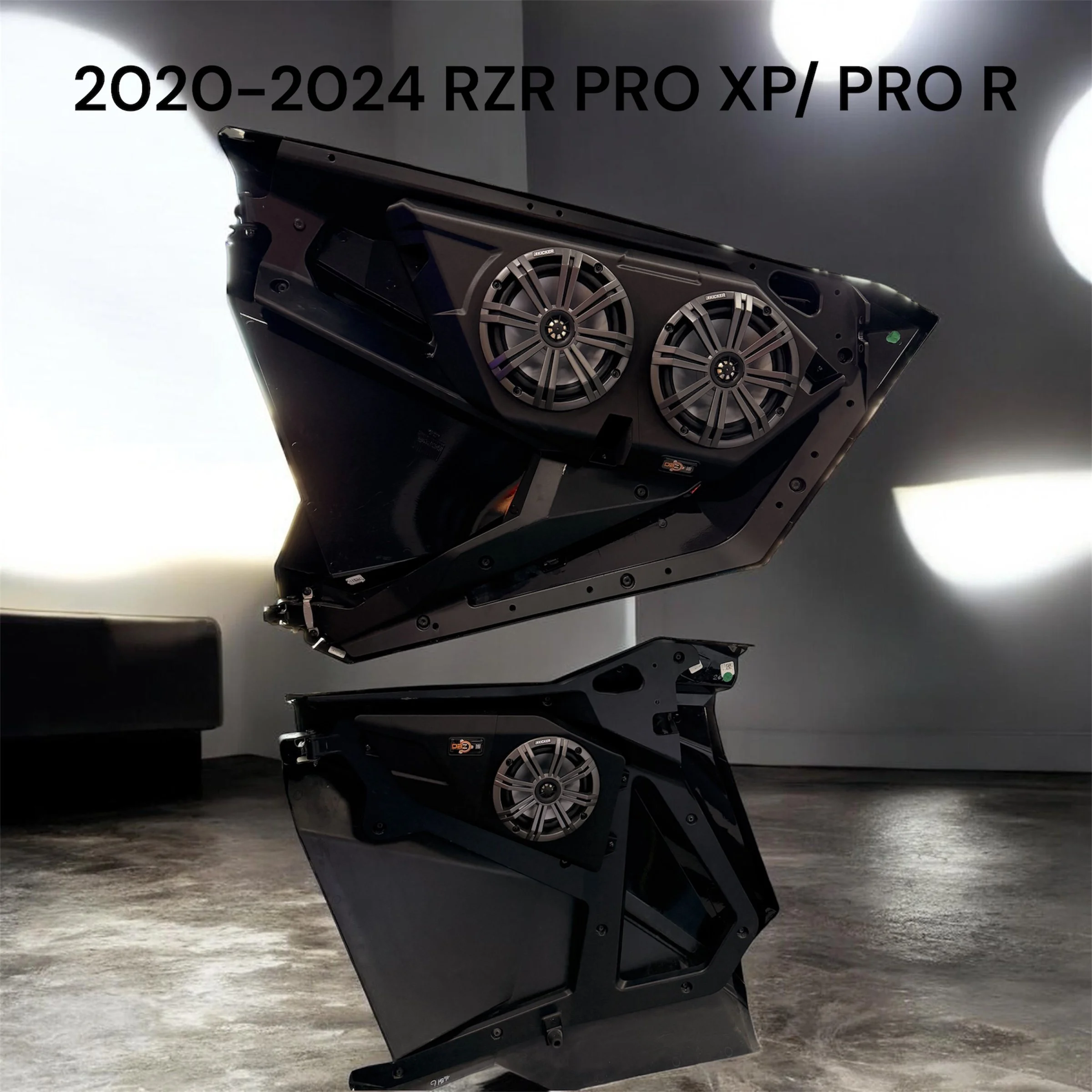RZR PRO XP/ PRO R DUAL 8" FRONT DOORS + REAR 6.5" PODS