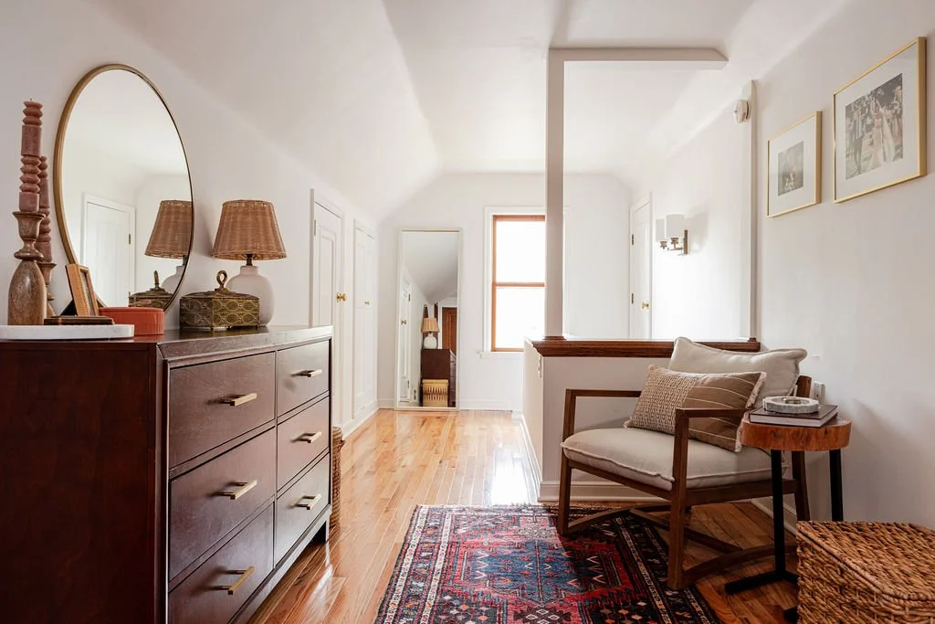 Bedroom interior design, primary bedroom