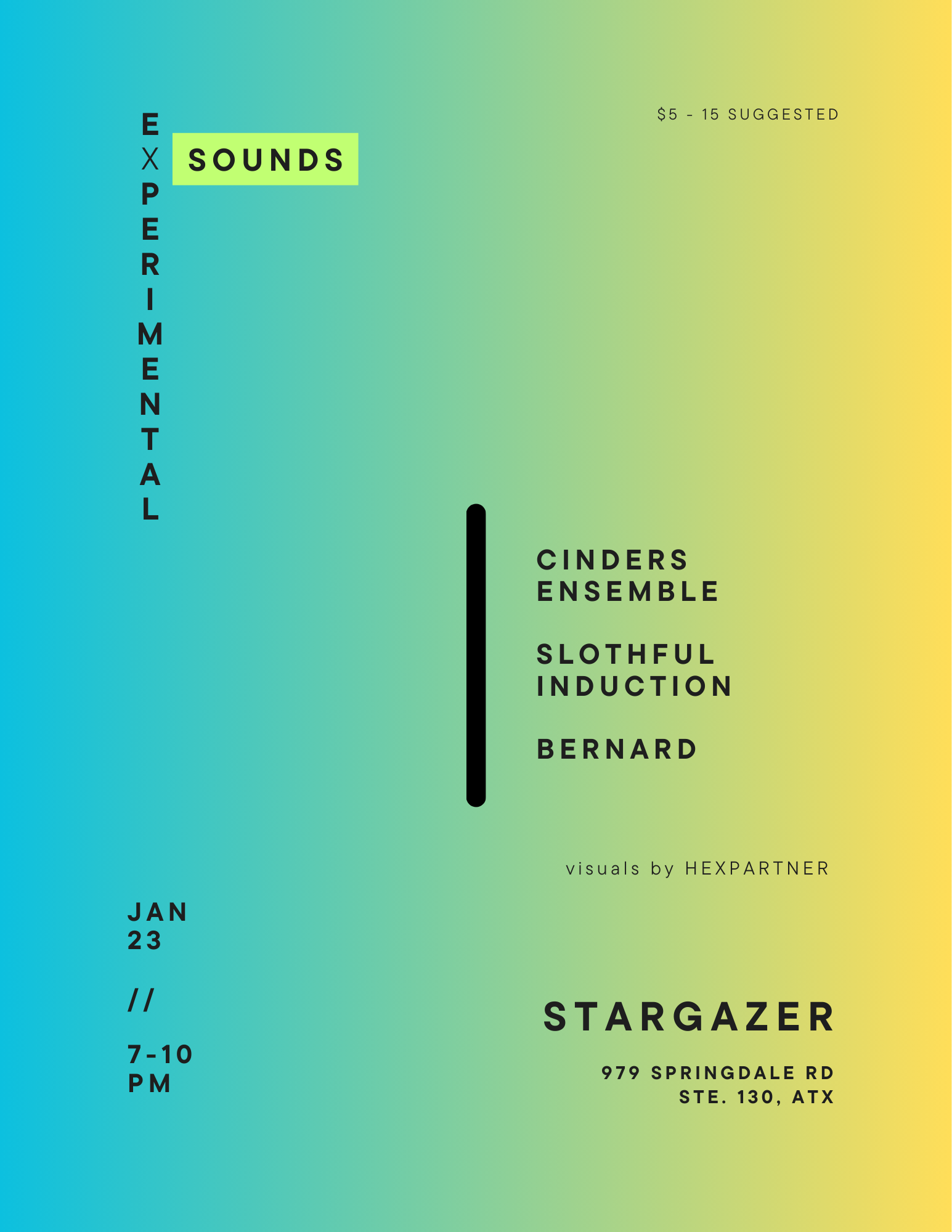 Experimental Sounds: Live Performances &amp; Visuals