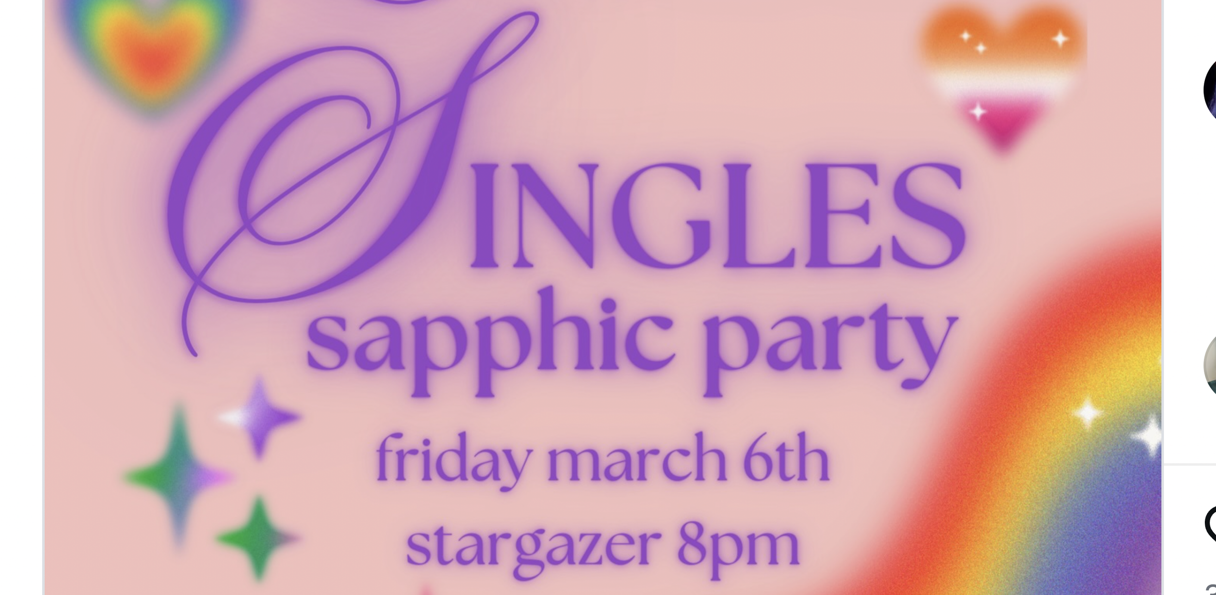 Sapphic Singles Night
