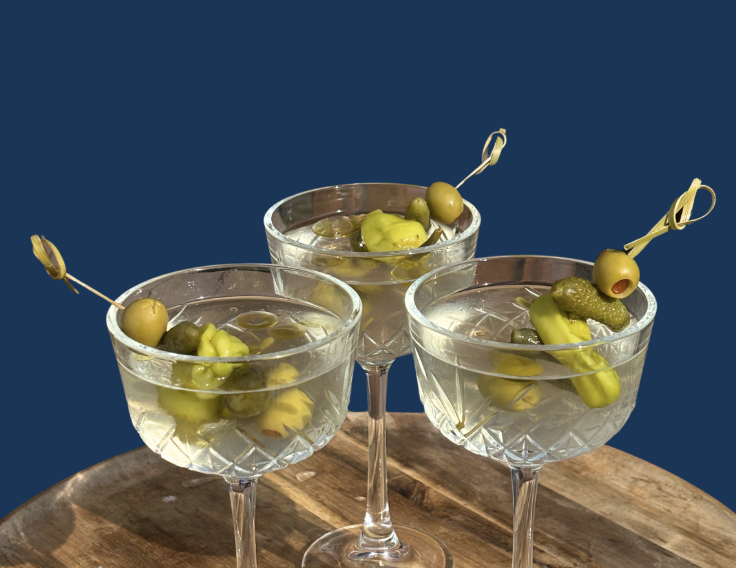 Dirty Martini Flight Special 