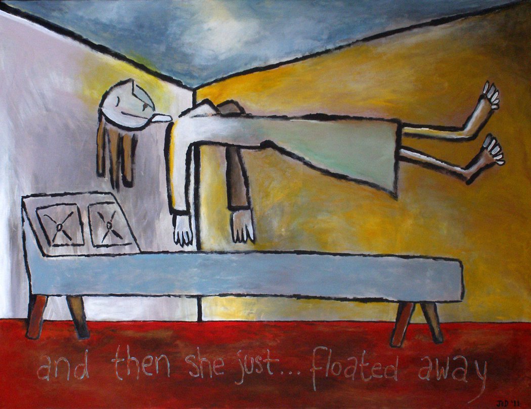 and then she just floated away