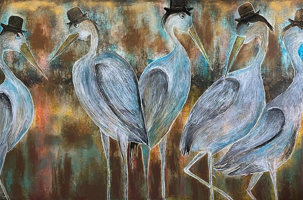 the cranes