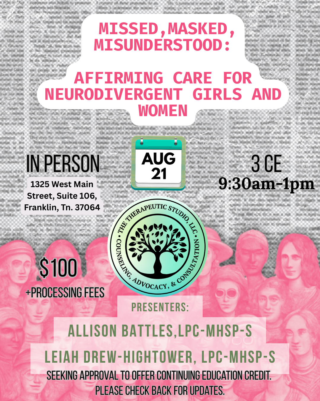 Missed, Masked, Misunderstood Affirming Care for Neurodivergent Girls and Women Marketing Materal.png