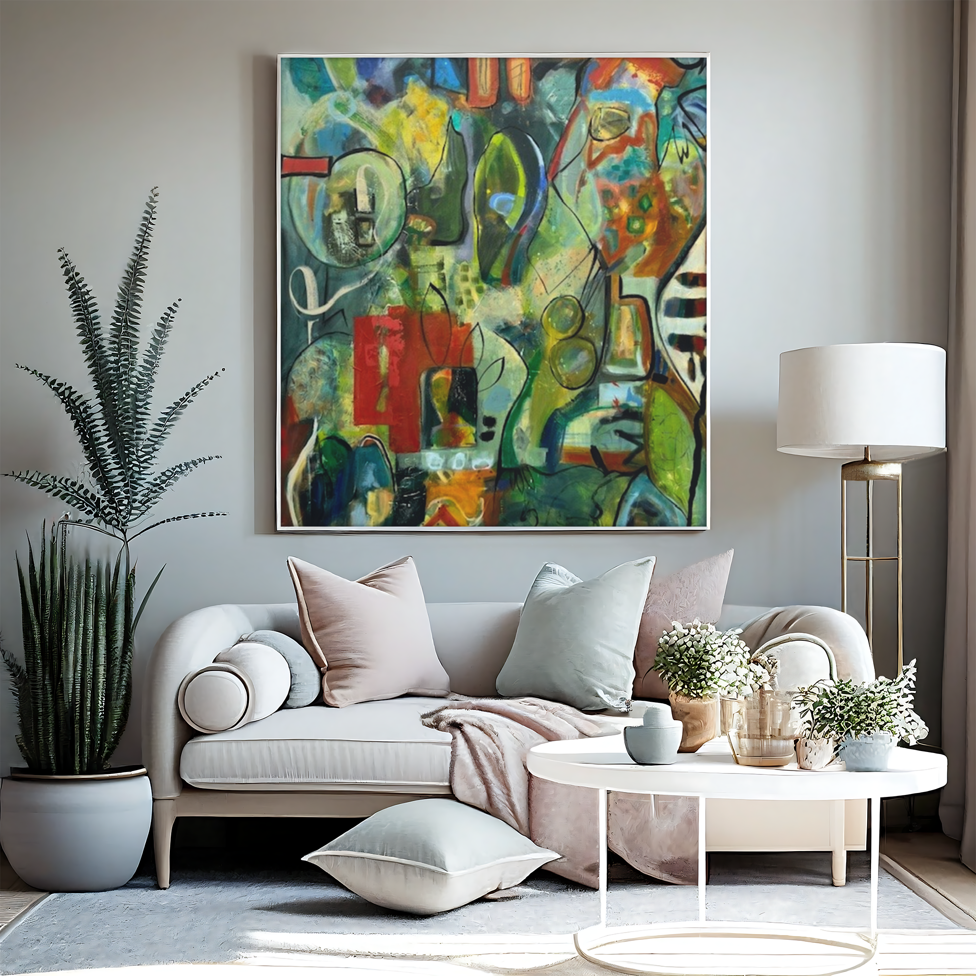 ai-generated-mockup-featuring-an-art-print-placed-on-a-modern-living-room-m33328.png