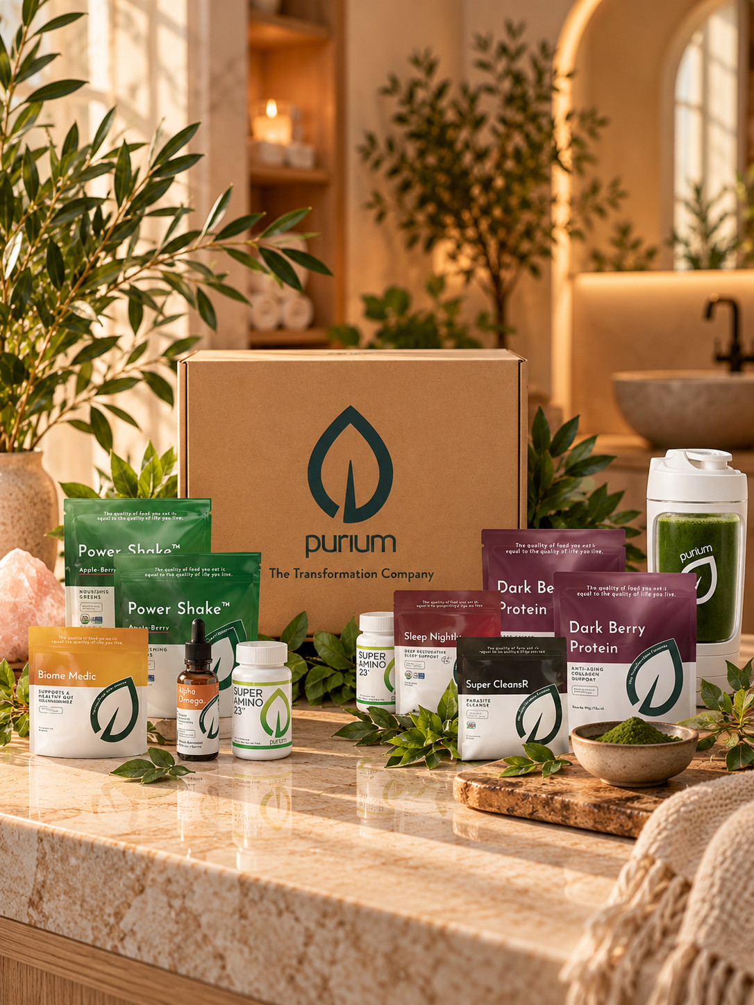 Purium Ultimate Lifestyle Transformation Display
