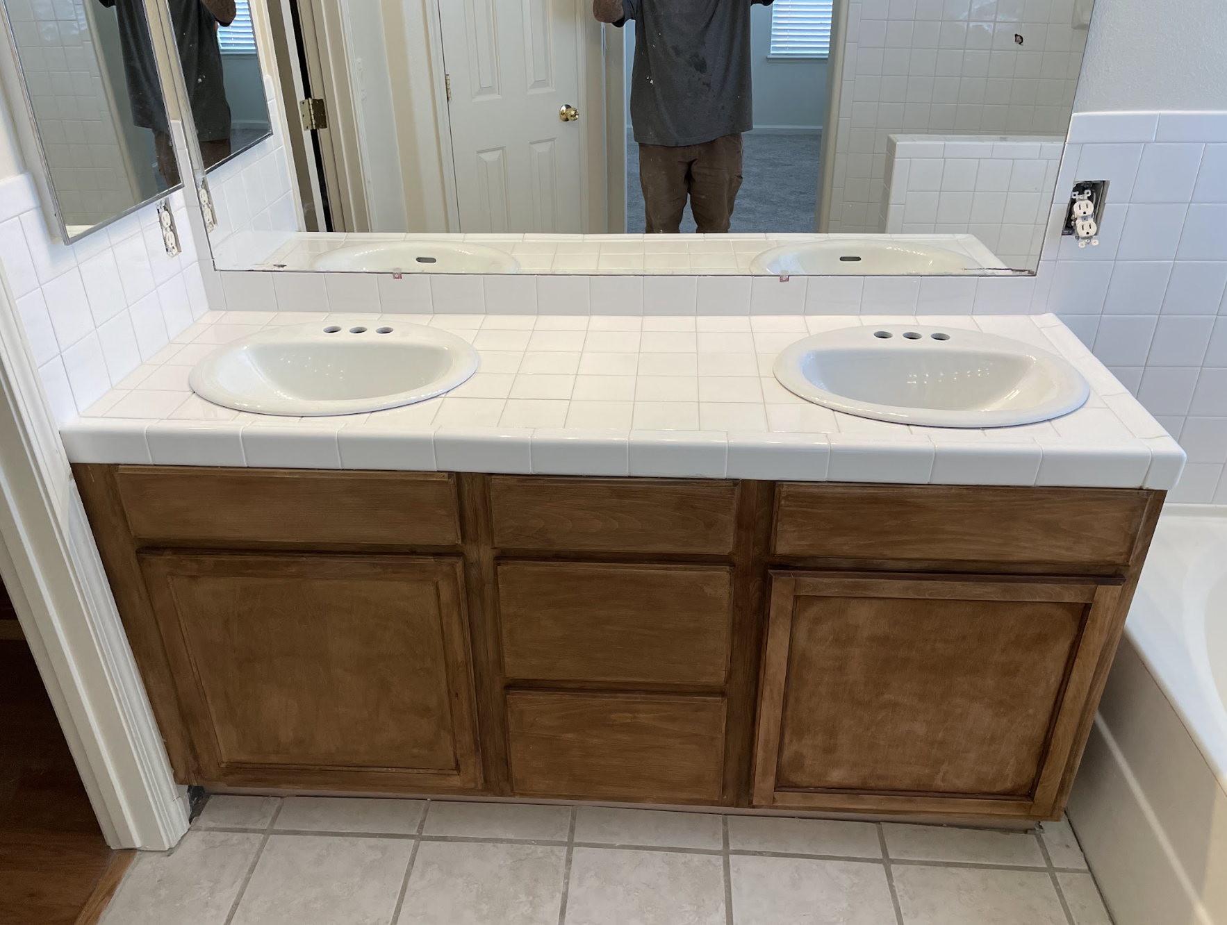Detailed tile work in Reno bathroom remodel