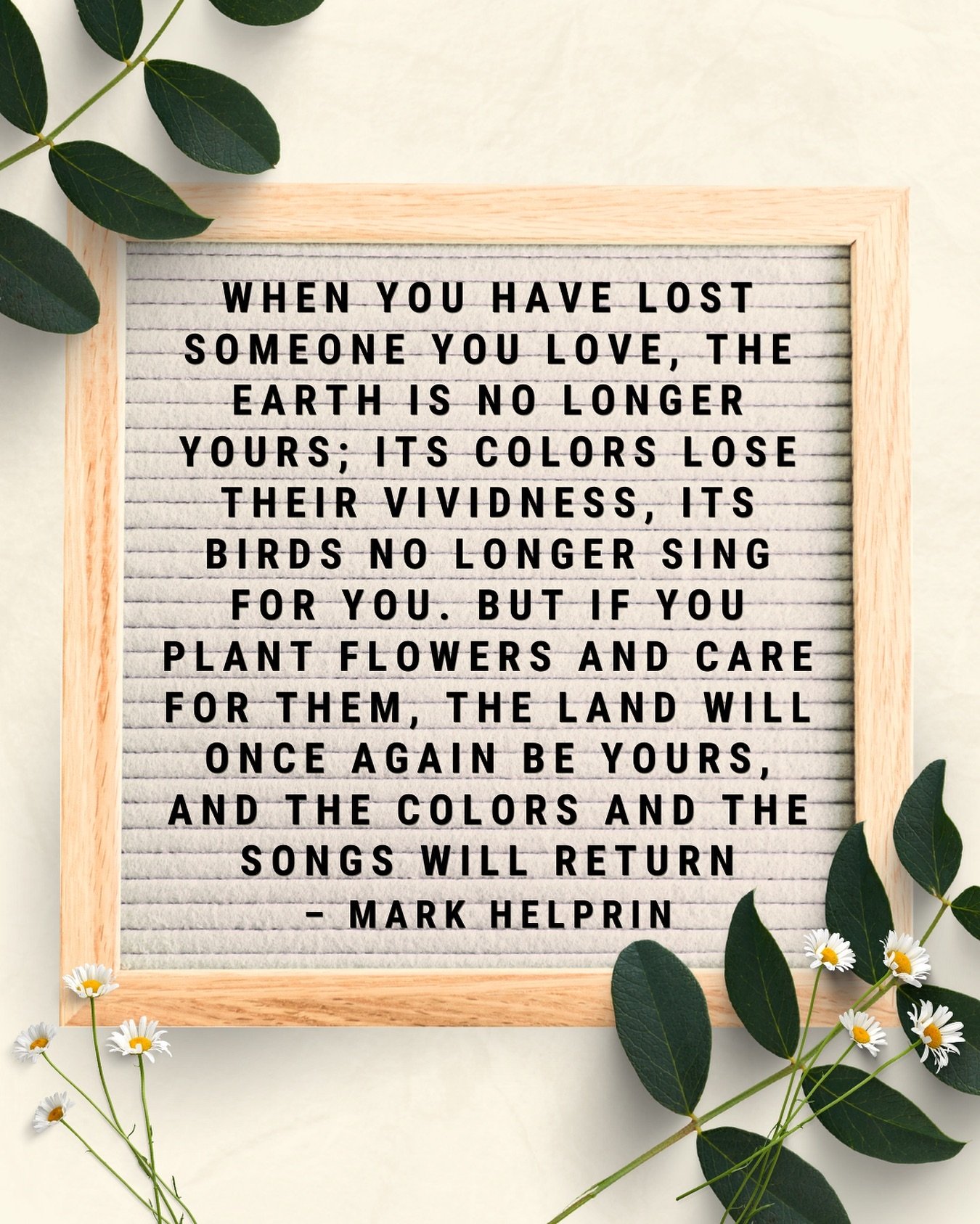 Grief is a journey that changes but never fades. It&rsquo;s okay to feel the pain, to miss the moments, and to take the time you need to heal!🙏🏼✨
⁠
Finding small ways to honor and remember like creating a garden, can bring comfort and peace.🙏🏼 Em