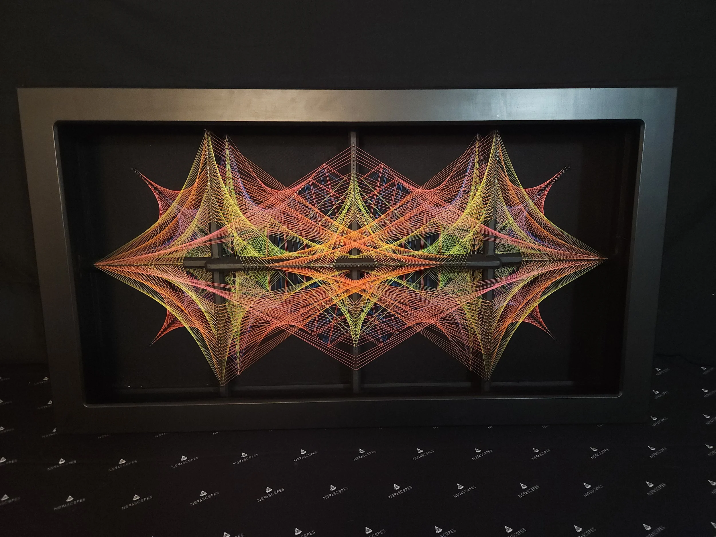 40" x 22" Multilayer UV Framed LED String Art