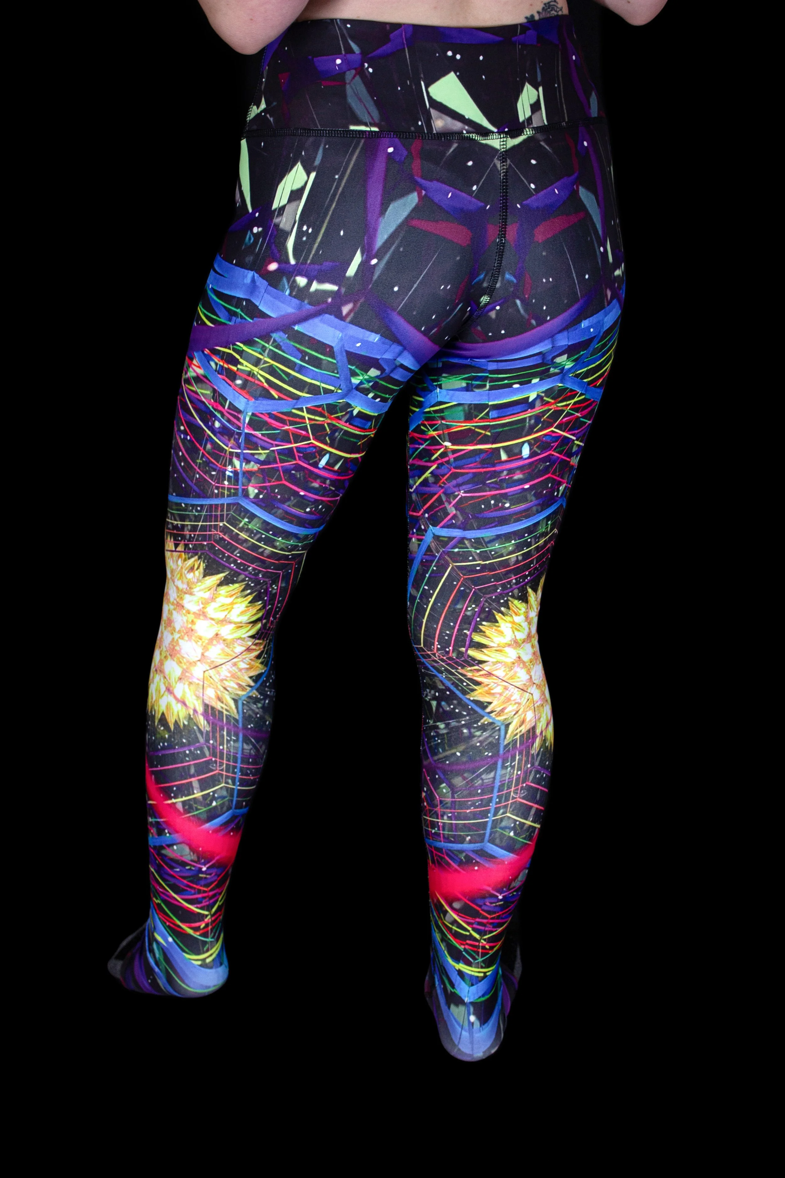 Nova Scope x Psilocentric "Yellow Burst" Leggings