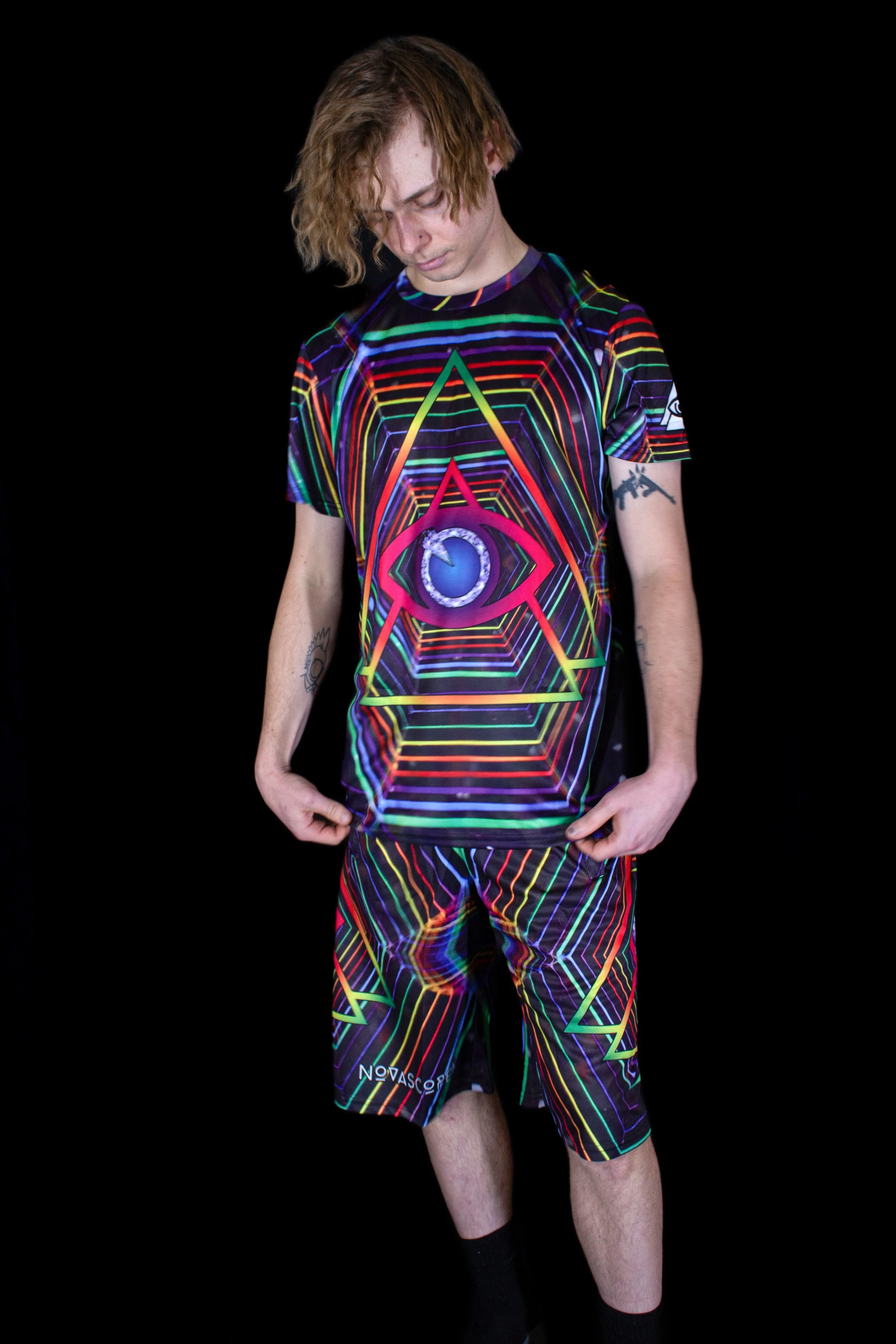 Nova Scopes x Psilocentric "Rainbow Aura" T-Shirt