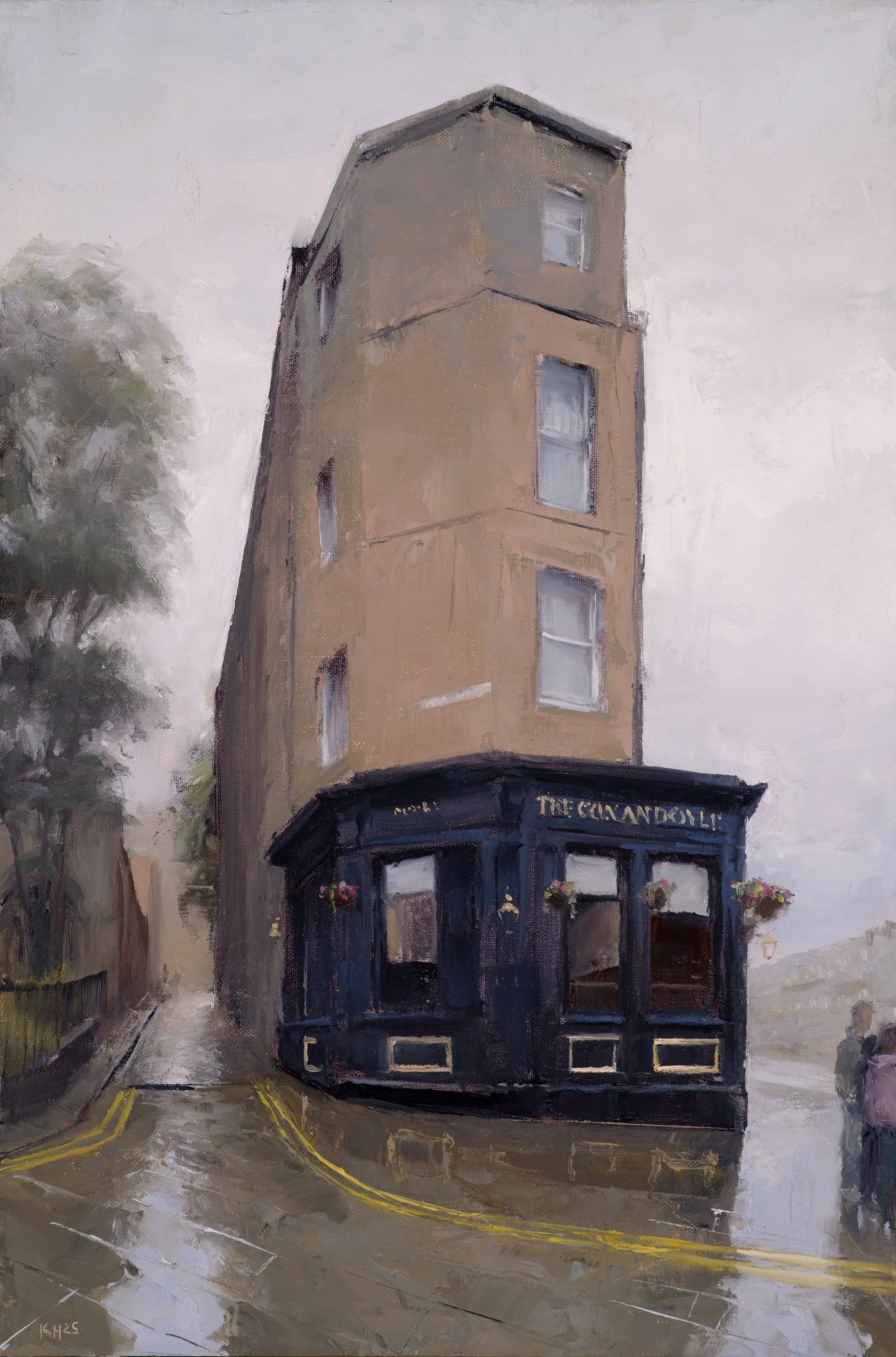 KennyHarris_2025_TheConanDoyle,Edidburgh_OilonCanvasonACM_30x20cm.jpg