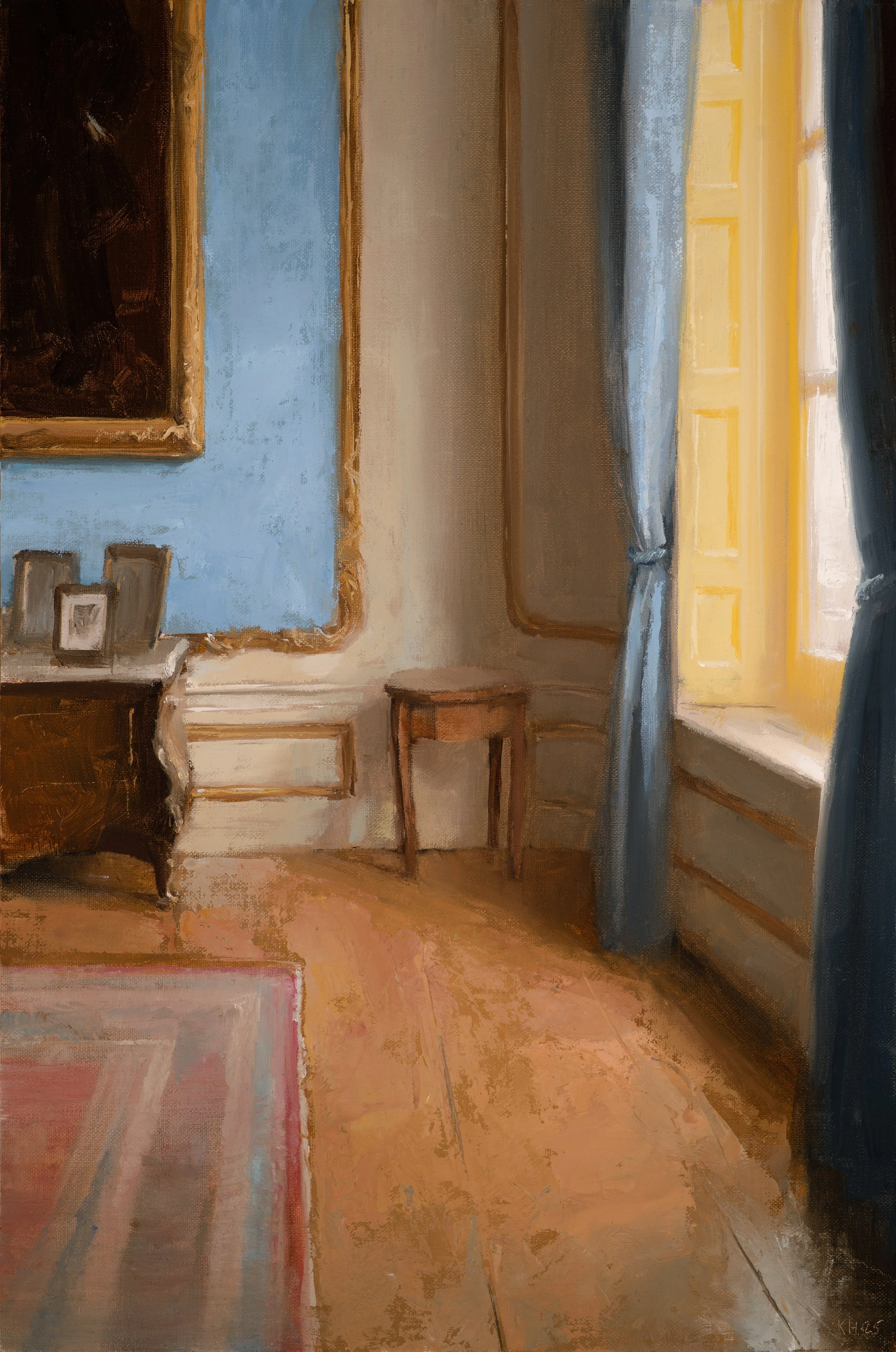 KennyHarris_2025_VanLoonInterior_OilonCanvasonACM_30x20cm.jpg
