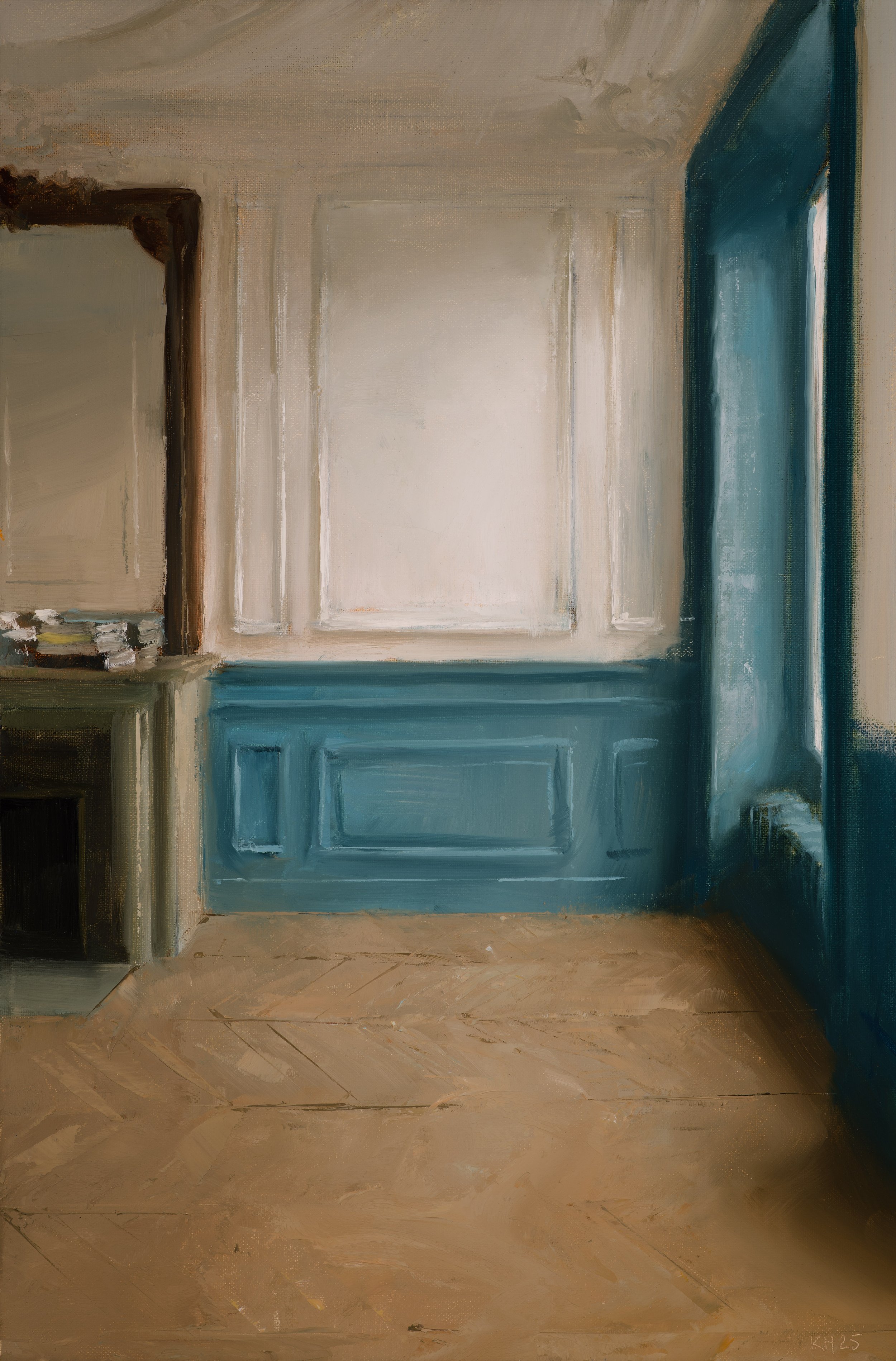 KennyHarris_2025_NewFlat,Paris,Study_OilonCanvasonACM_30x20cm.jpg