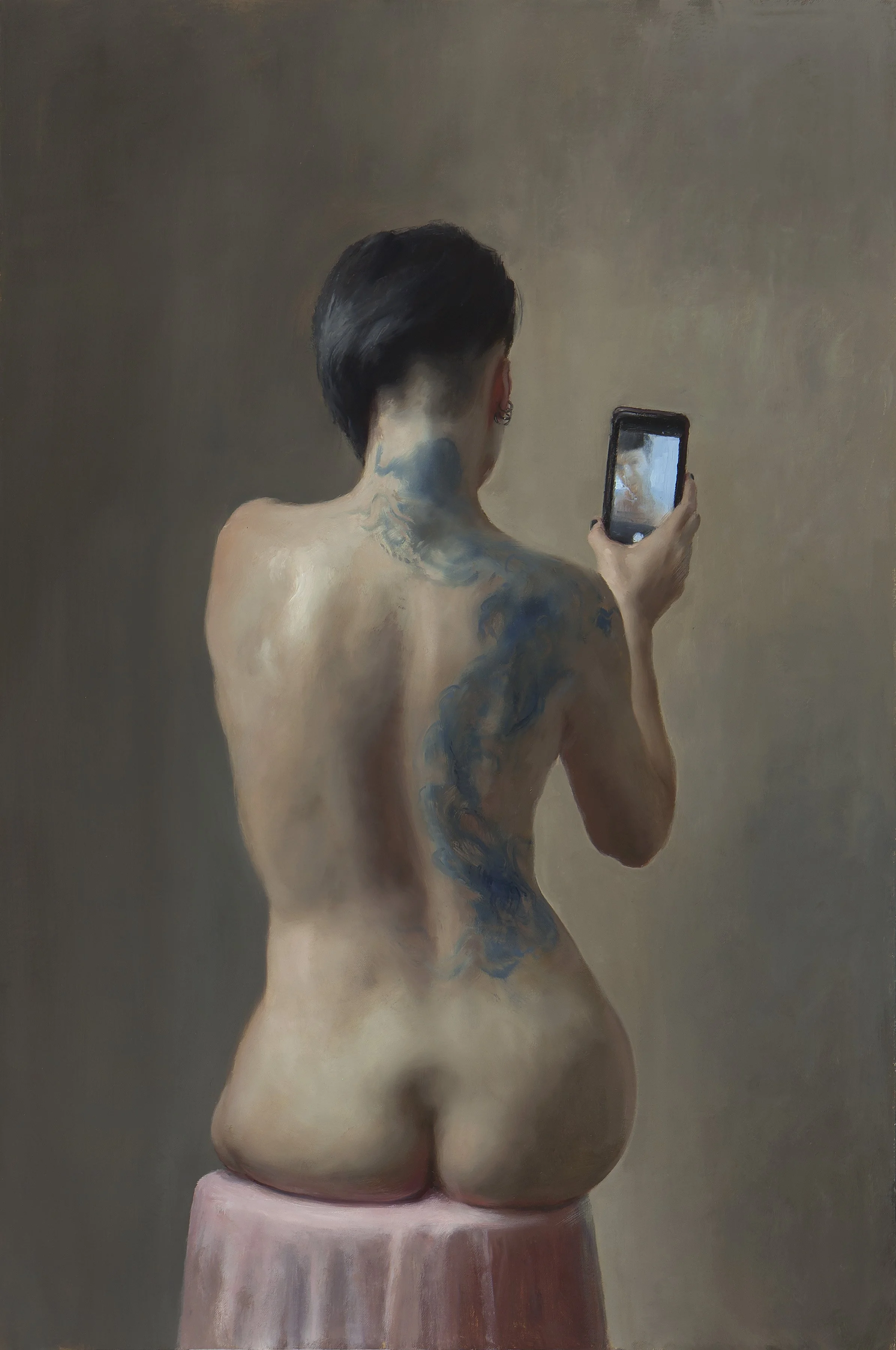 Modern Vanity, 2017, Oil on canvas, 36 in. x 24 in