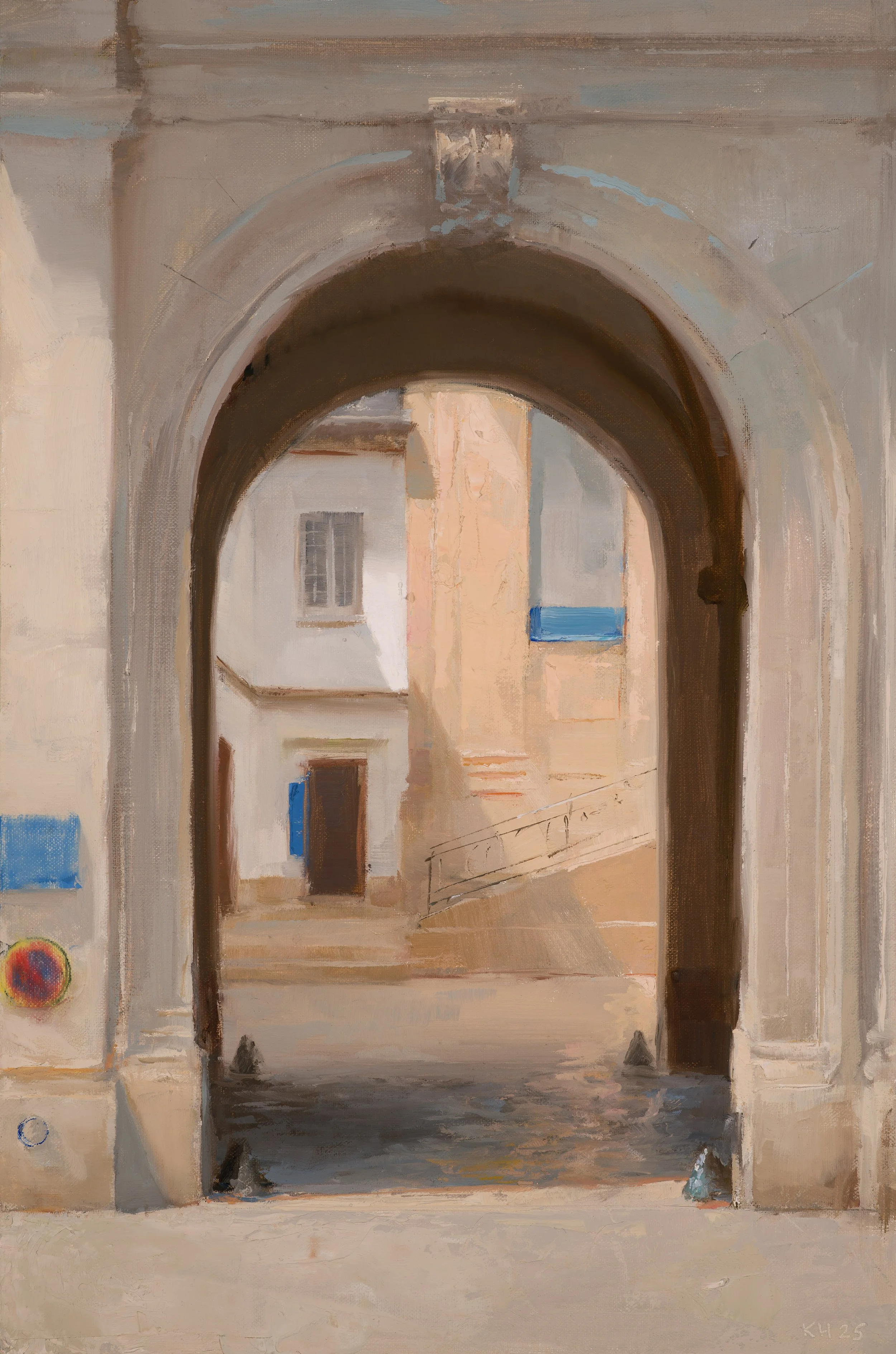 KennyHarris_2025_Archway,Paris_OilonCanvasonACM_30x20cm.jpg