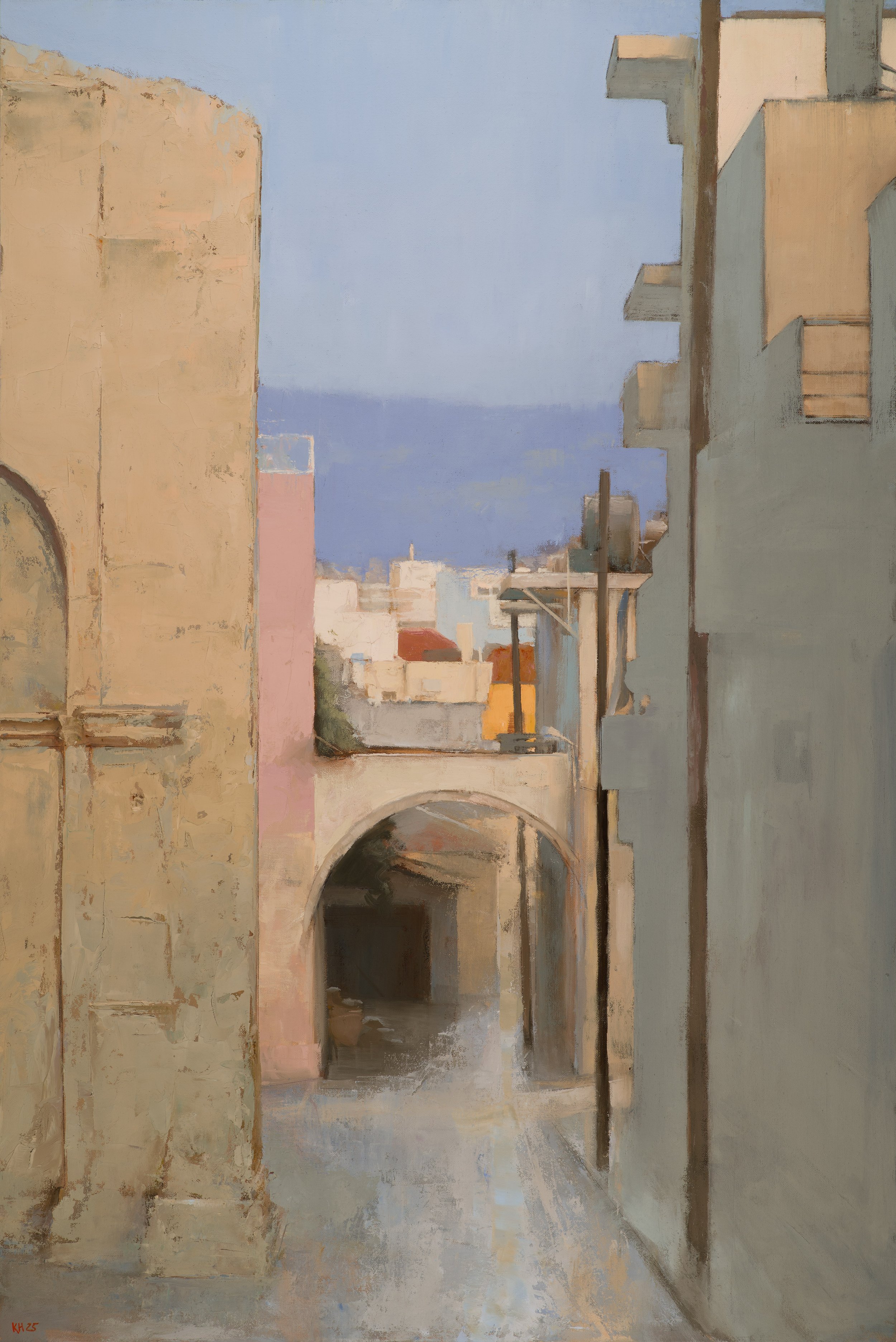 KennyHarris_2025_Backstreet,Chania,Crete_OilonCanvasonACM_61x40.5cm.jpg