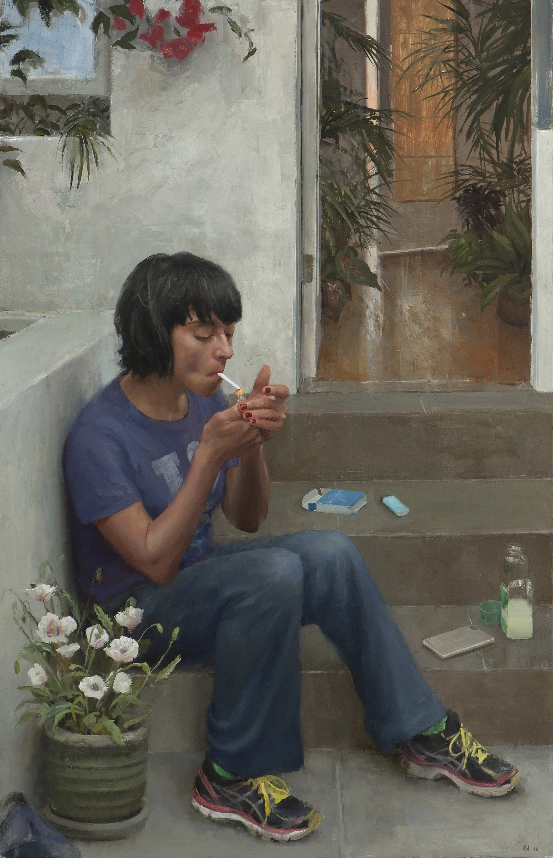 Lily, 2016, Oil on canvas, 45 in. x 32 in.